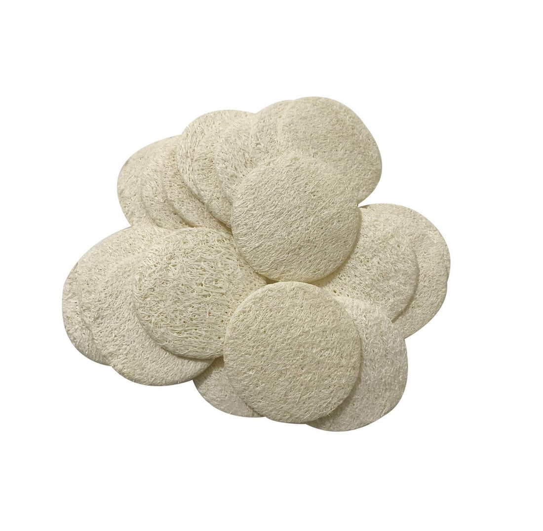 36 Loofah Loofa Facial Complexion Skin Discs Pads (Set of 6 Bags, Each Bag has 6 disks)