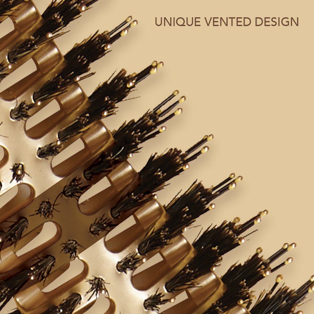 Olivia Garden NanoThermic Contour Vent Combo Hair Brush NT-CVL (Large 3 1/8)