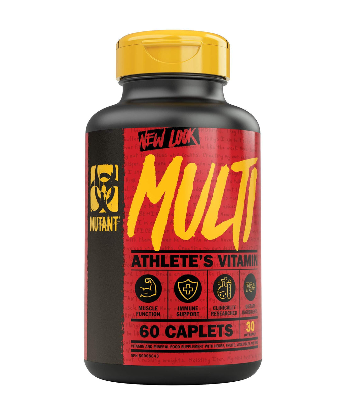 Mutant Multi - High Potency Vitamins with 75+ Ingredients Specifically Formulated for Heavy Lifting, 60 Tablets