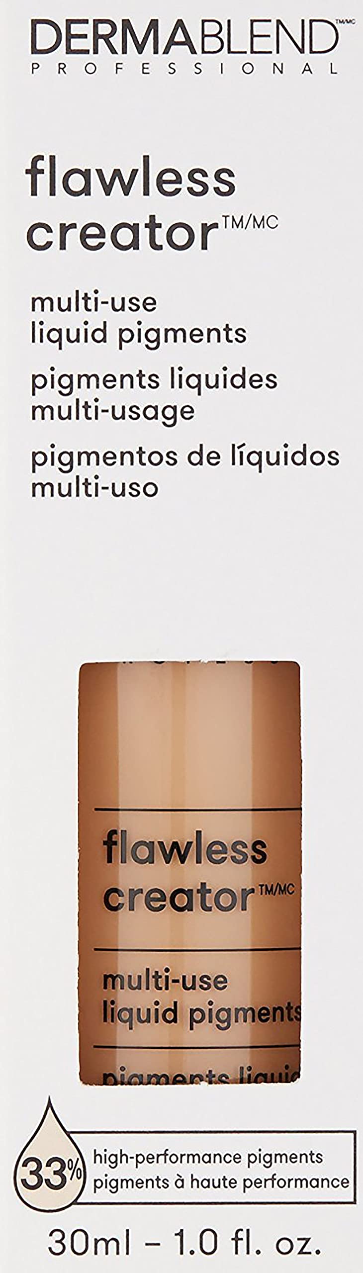 Dermablend Flawless Creator Liquid Foundation Makeup Drops, Oil-Free, Water-Free, 1 Fl. Oz - 30n