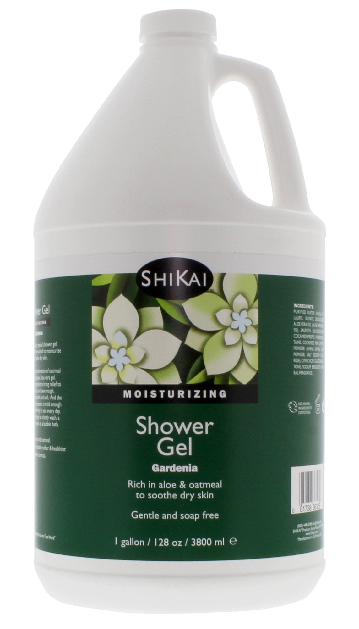 Shikai All Natural Moisturizing Shower Gel Gardenia -- 1 Gallon