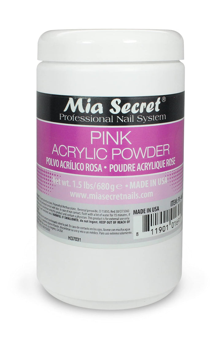Mia Secret pink Acrylic Powder 1.5 lbs - Made in USA
