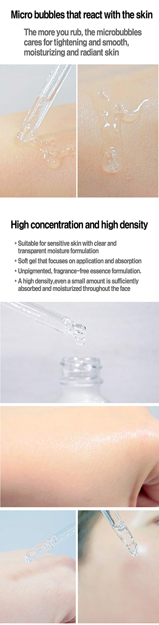 Korean Skin Care Serum Vitamin B, C Serum for Face - Niacinamide 10% Zinc 1% - K Beauty Hydrating Facial Serum - 1fl.oz.(30ml)