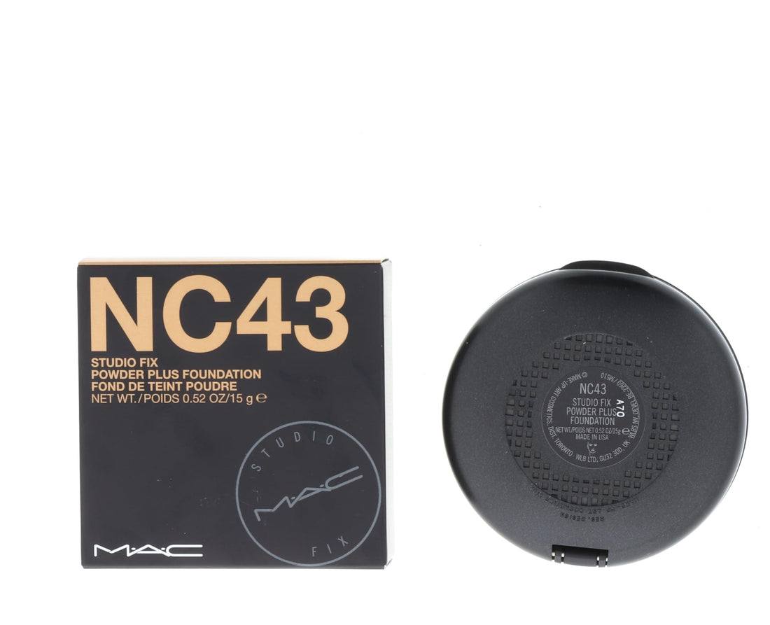 M.A.C Studio Fix Powder Plus Natural, Sheer Finish Foundation, NC43, 15g/0.52oz