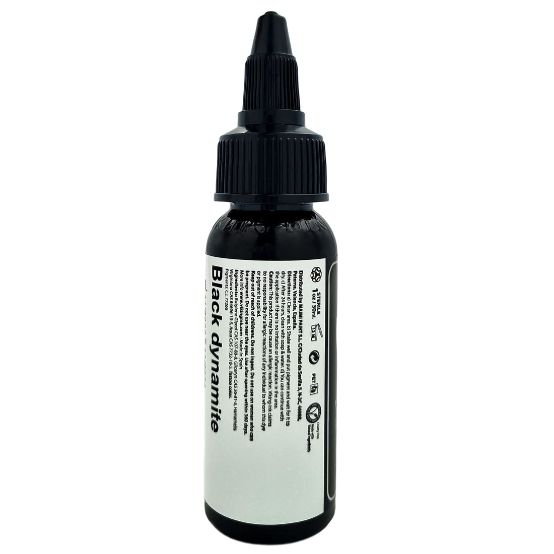 Viking-Ink B&W 1Oz: Tinta Para Tatuaje. Black Dynamite 1Oz (30Ml.)