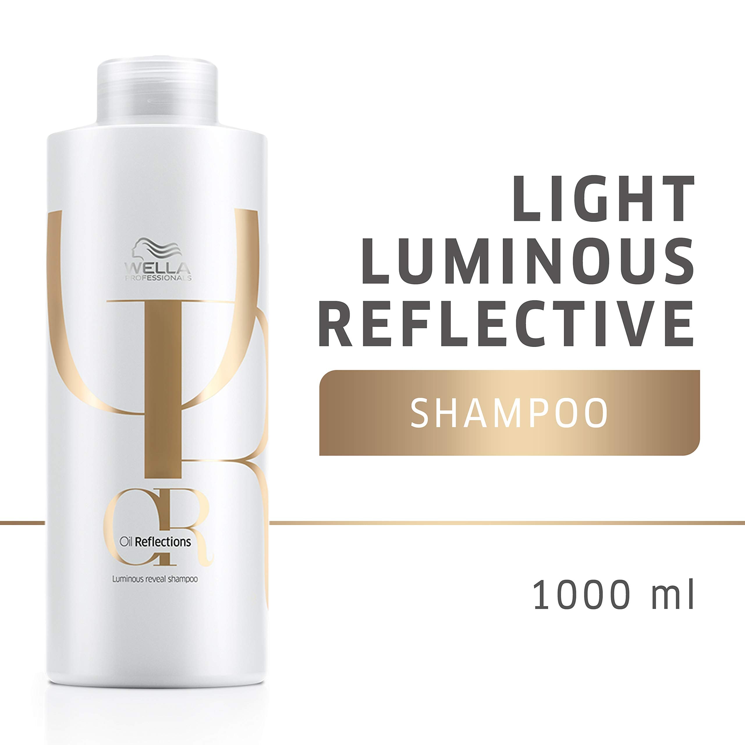 Wella Professionals Oil Reflections Luminous Reveal Shampoo| With Natural Botanicals| Camellia Oil and White Tea Extract| For long-Lasting Softness and Shine| 33.8 Fl Oz