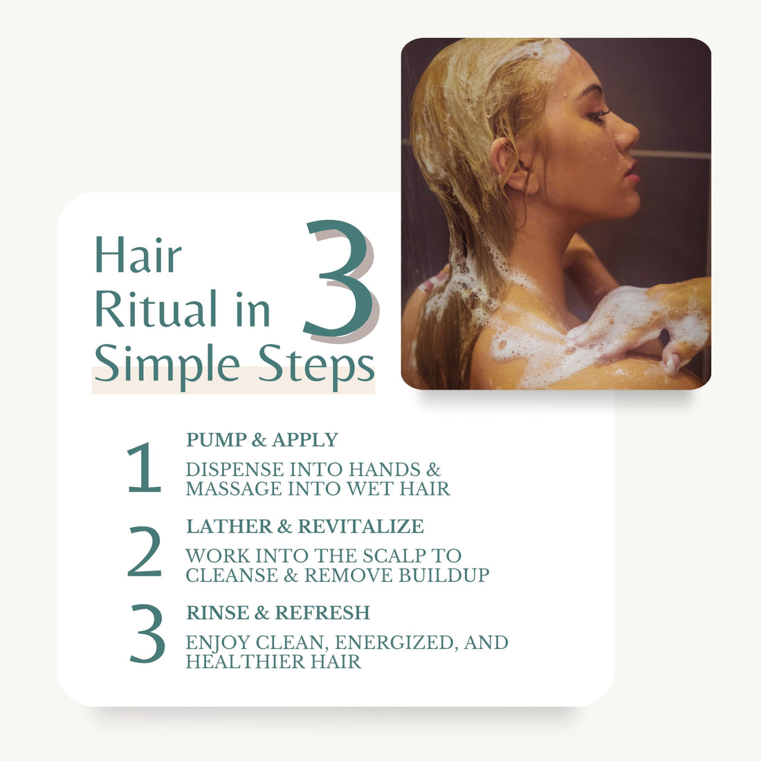 EDENIKA BOTANICALS Rosemary Shampoo with Biotin, Green Tea & Clove for Hair Strength & Anti-Hair Loss, Scalp Detox & Clarifying, Adds Volume & Shine – 16 fl oz