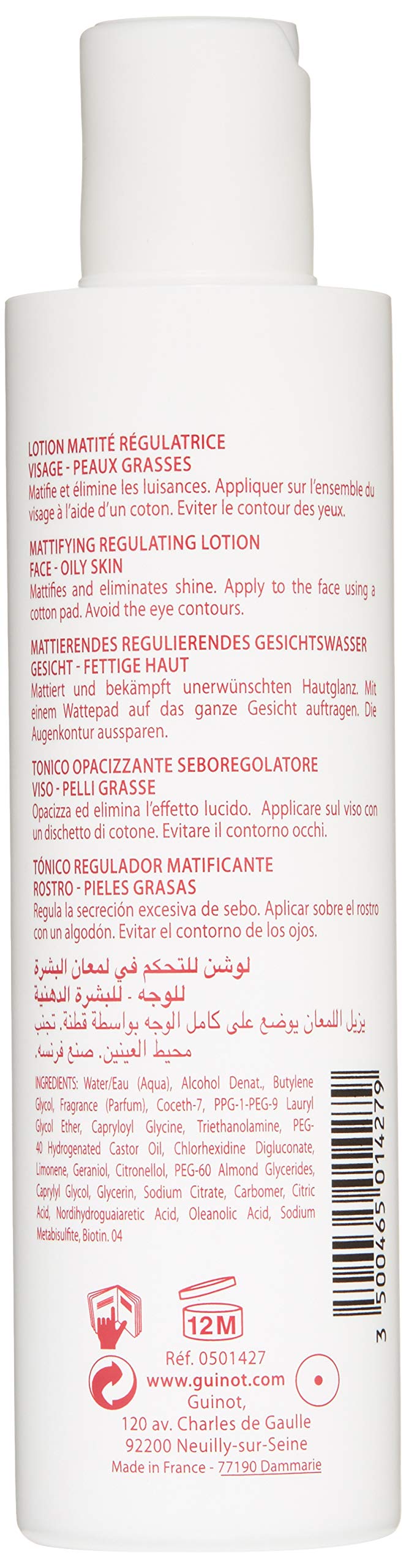 Guinot Microbiotic Shine Control Toning Lotion (For Oily Skin) 200ml/6.7oz