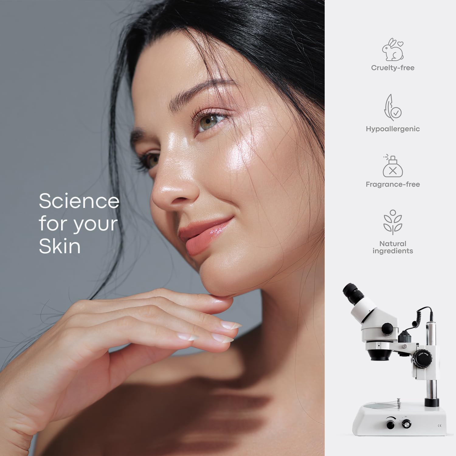 BIOSENS Hyaluronic Acid Serum, Hyaluronic Acid 2%, Face Moisturizer, Reduces Wrinkles, Repairs Skin Barrier, Improves Skin Elasticity. Airless Pump 1 fl oz