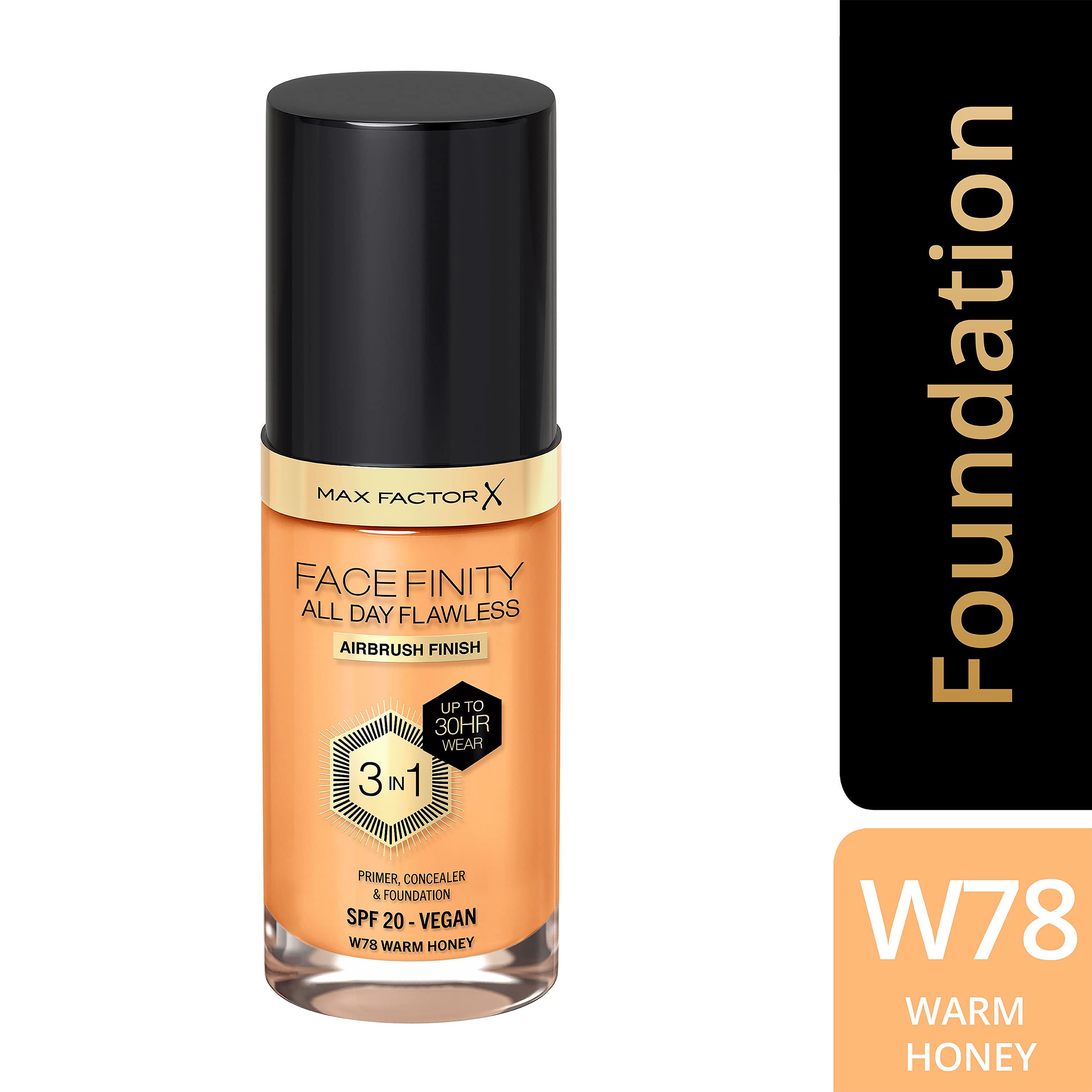 Max Factor Face Finity All Day Flawless 3 In 1 Foundation - Warm Honey
