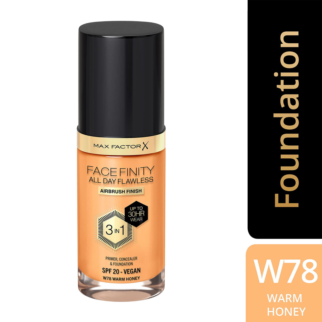 Max Factor Face Finity All Day Flawless 3 In 1 Foundation - Warm Honey