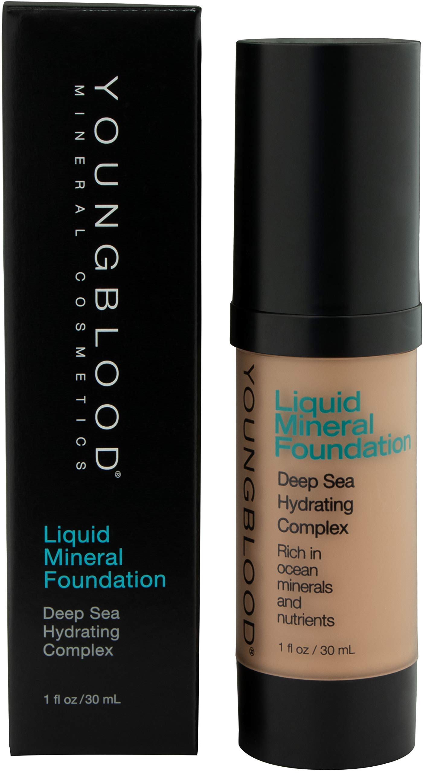 Youngblood Liquid Mineral Foundation, Golden Tan, 1 Ounce