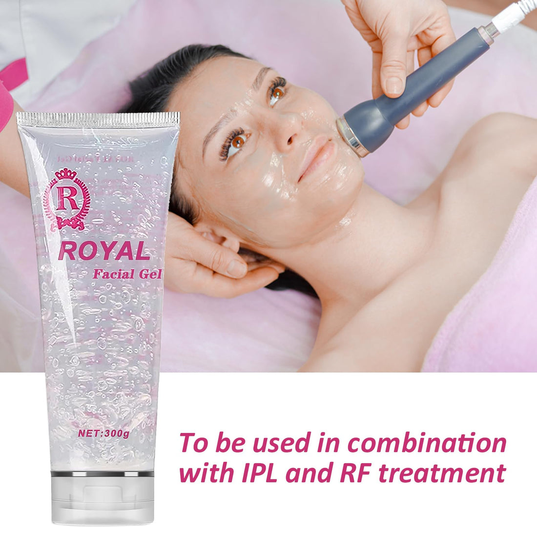 YMEYFAN 60 Tube Cooling Gel for Hair Removal Device & Beauty Equipment, Hydrating Gel for Face & Body, 60PCS/300ML