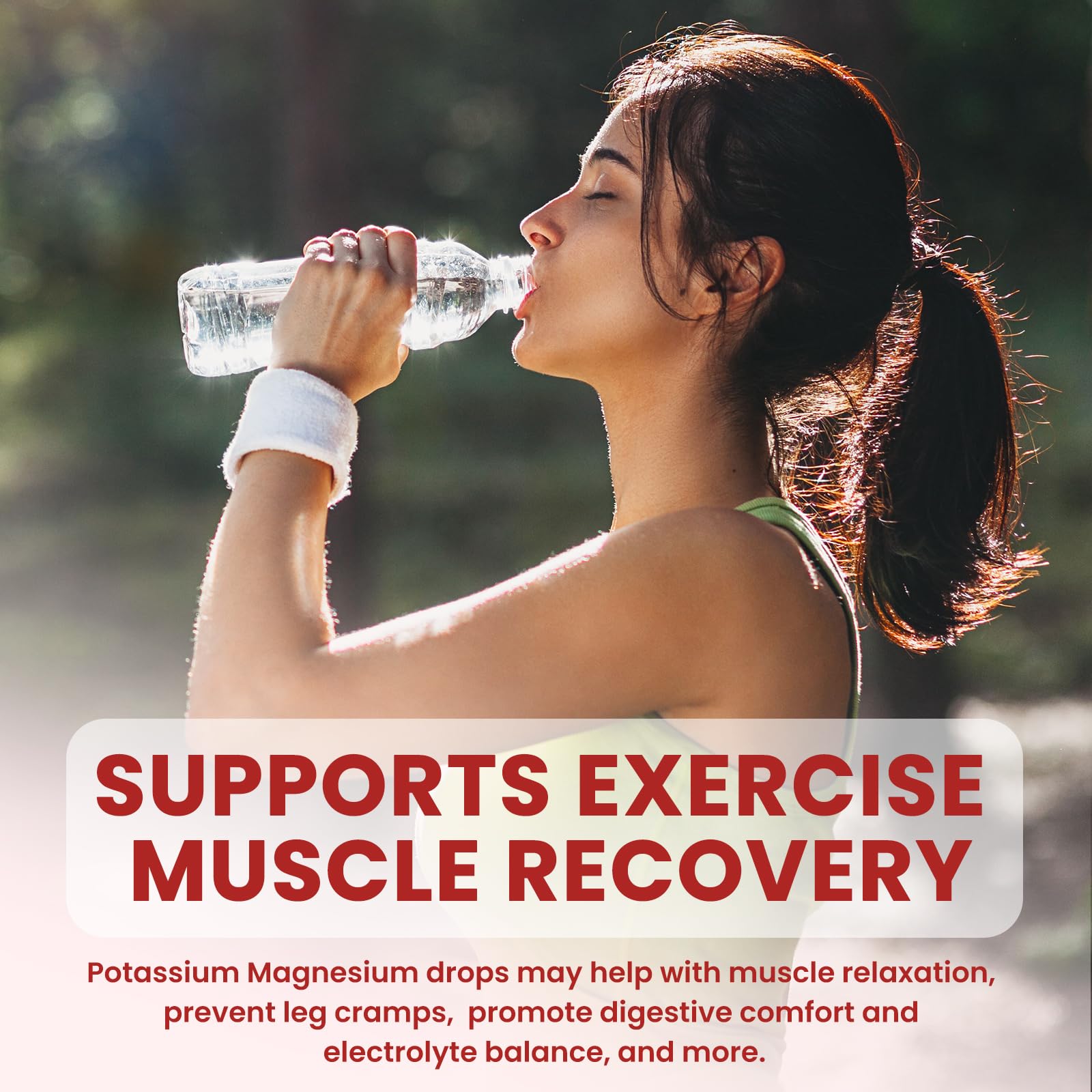 Potassium Magnesium Citrate Supplement, Liquid Magnesium Citrate Drops 200mg with Ashwagandha, Calcium, Zinc, Vitamin D3, B6, B12, CoQ10 - Vegan 2 fl oz Mix Berry Flavor