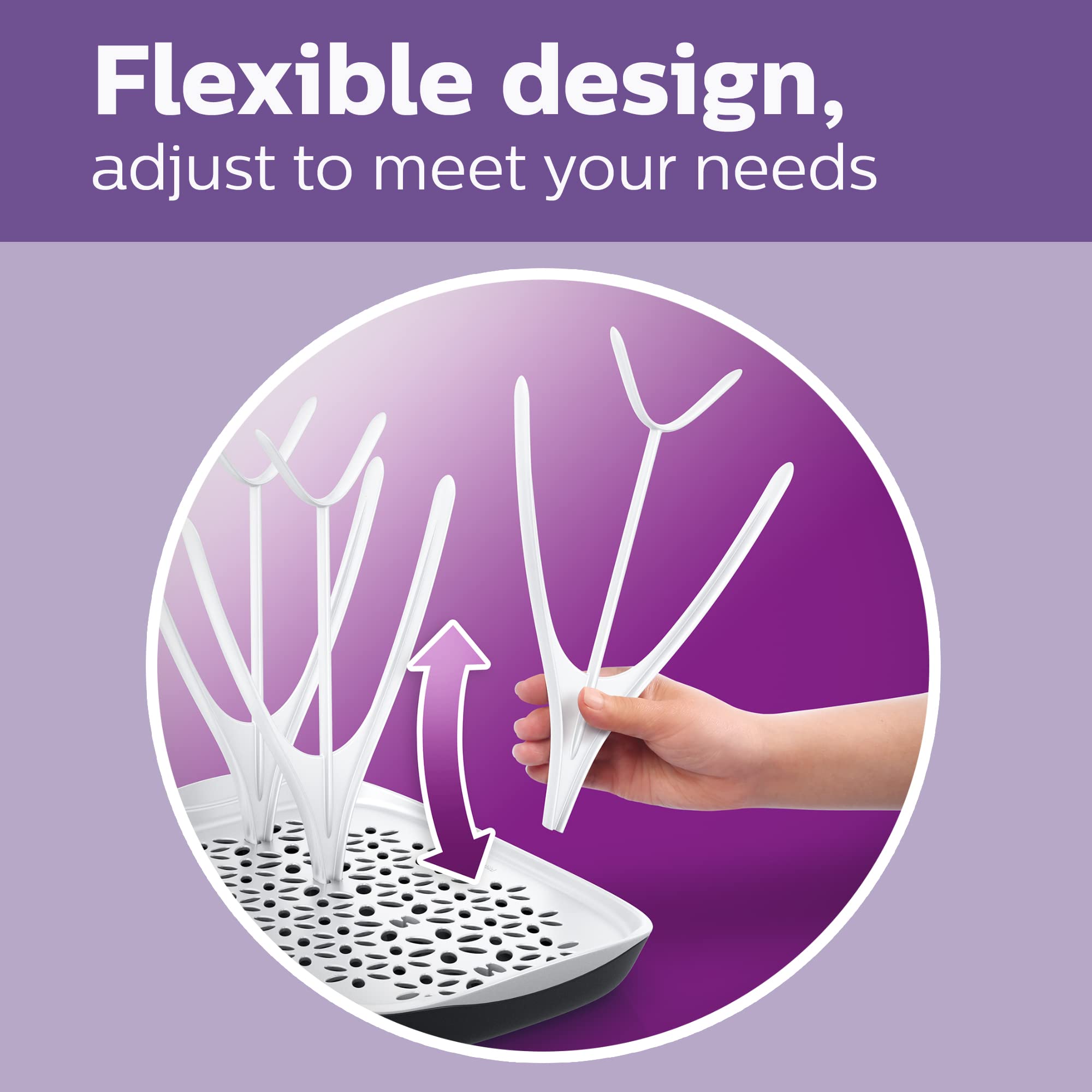 Philips AVENT Drying Rack, White, SCF149/00