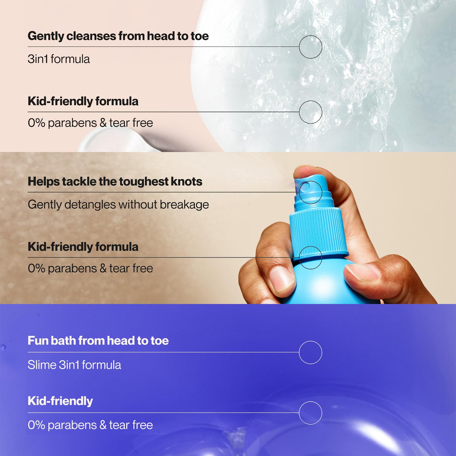 Suave Kids Minions Hair Products Bundle –3-in-1 Coco-Craze Slime & Fun Fresh Shampoo, Conditioner & Body Wash + Detangler Spray, 28 Oz Ea (3 Piece Set)