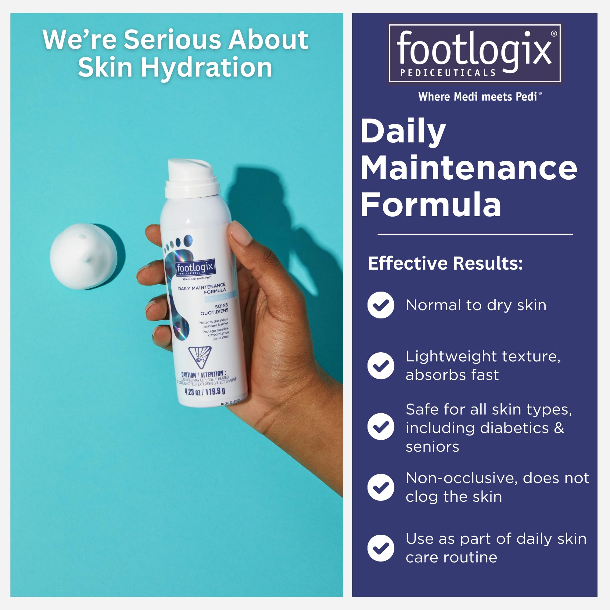 Footlogix Daily Maintenance Formula, 4.2 Ounce