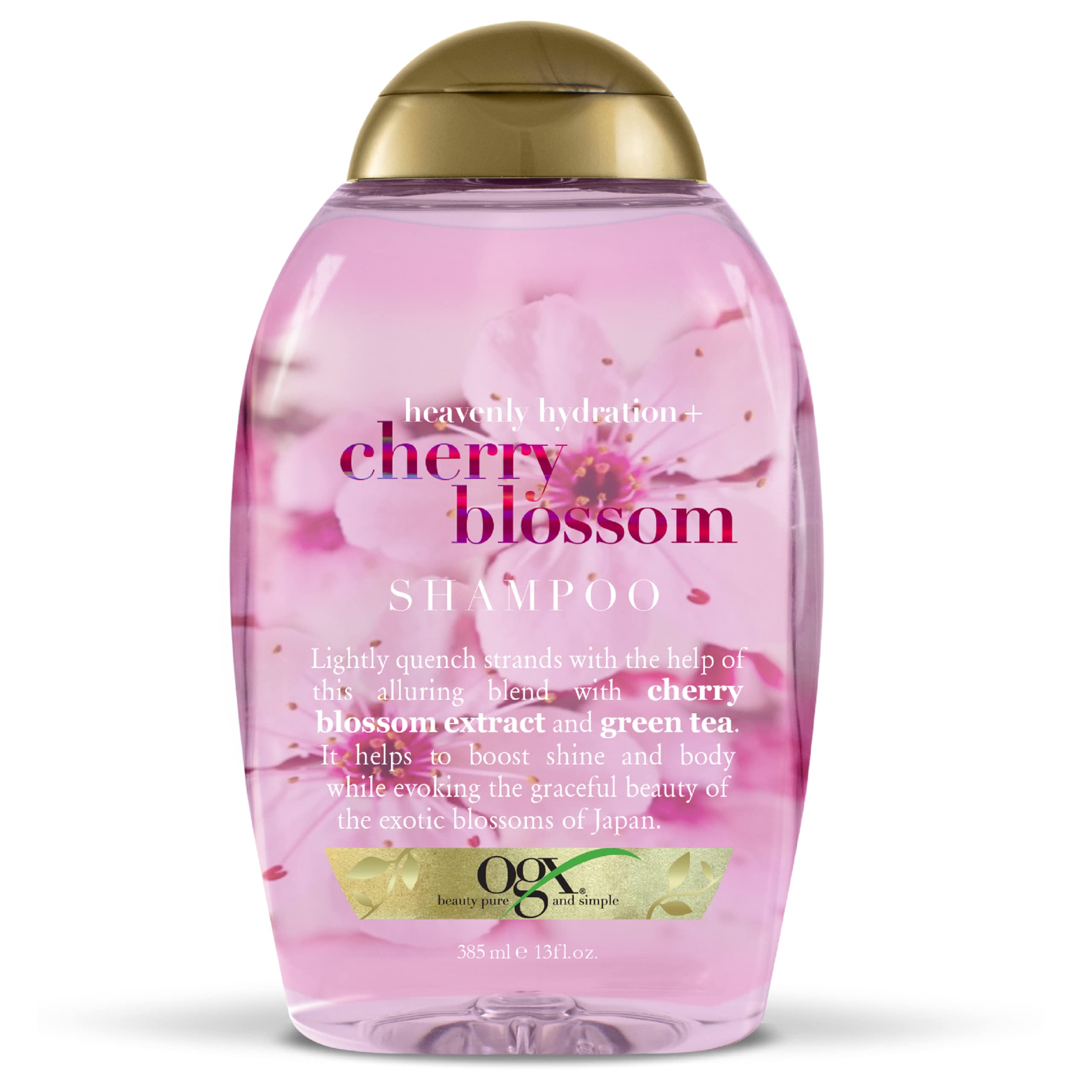 Organix Heavenly Hydration Plus Shampoo, Cherry Blossom, 13 Fluid Ounce