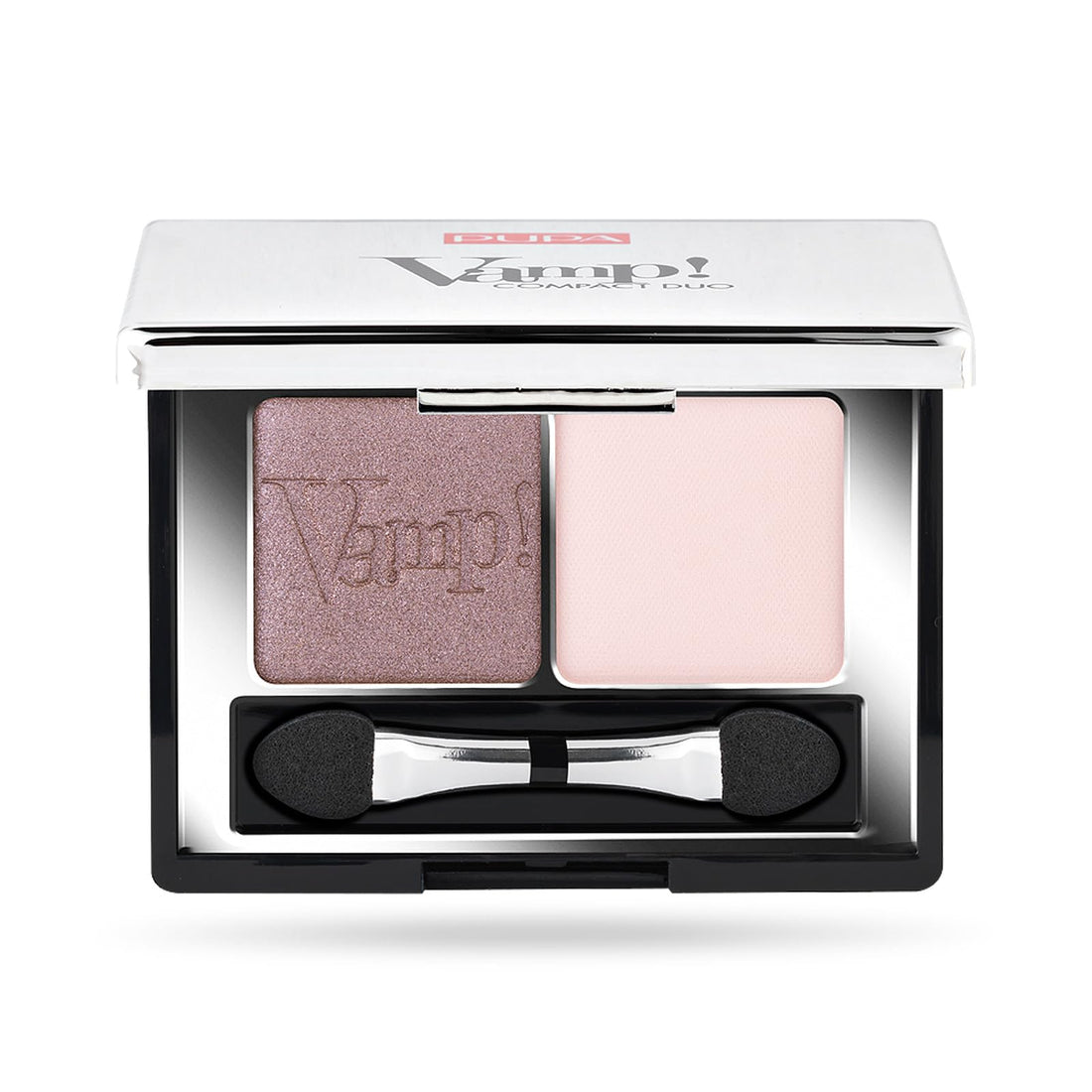 Pupa Milano Vamp! Compact Duo Eyeshadow - For Pure Color Payoff - Double Palette - High Concentration of Pigments and Comfortable Texture - 003 Soft Mauve - 0.078 Oz,I0111744