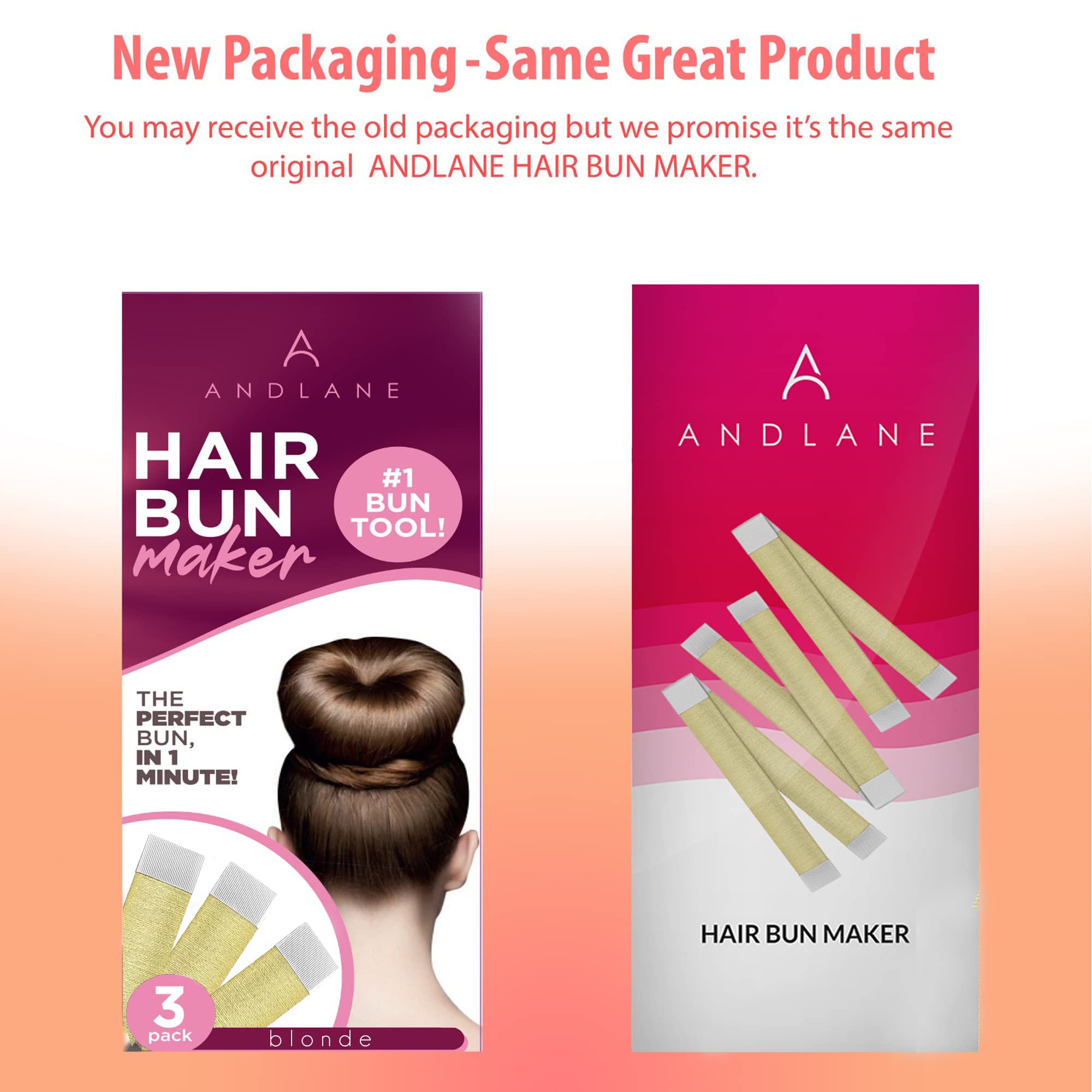 Women'S Hair Bun Maker French Twist Hair Fold Wrap Snap By K-Beauty (3 Blonde)