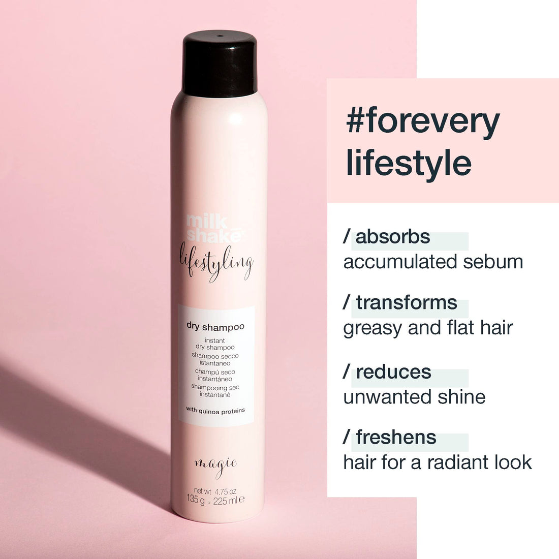 milk_shake® Lifestyling Dry Shampoo Magic Scent 225ml