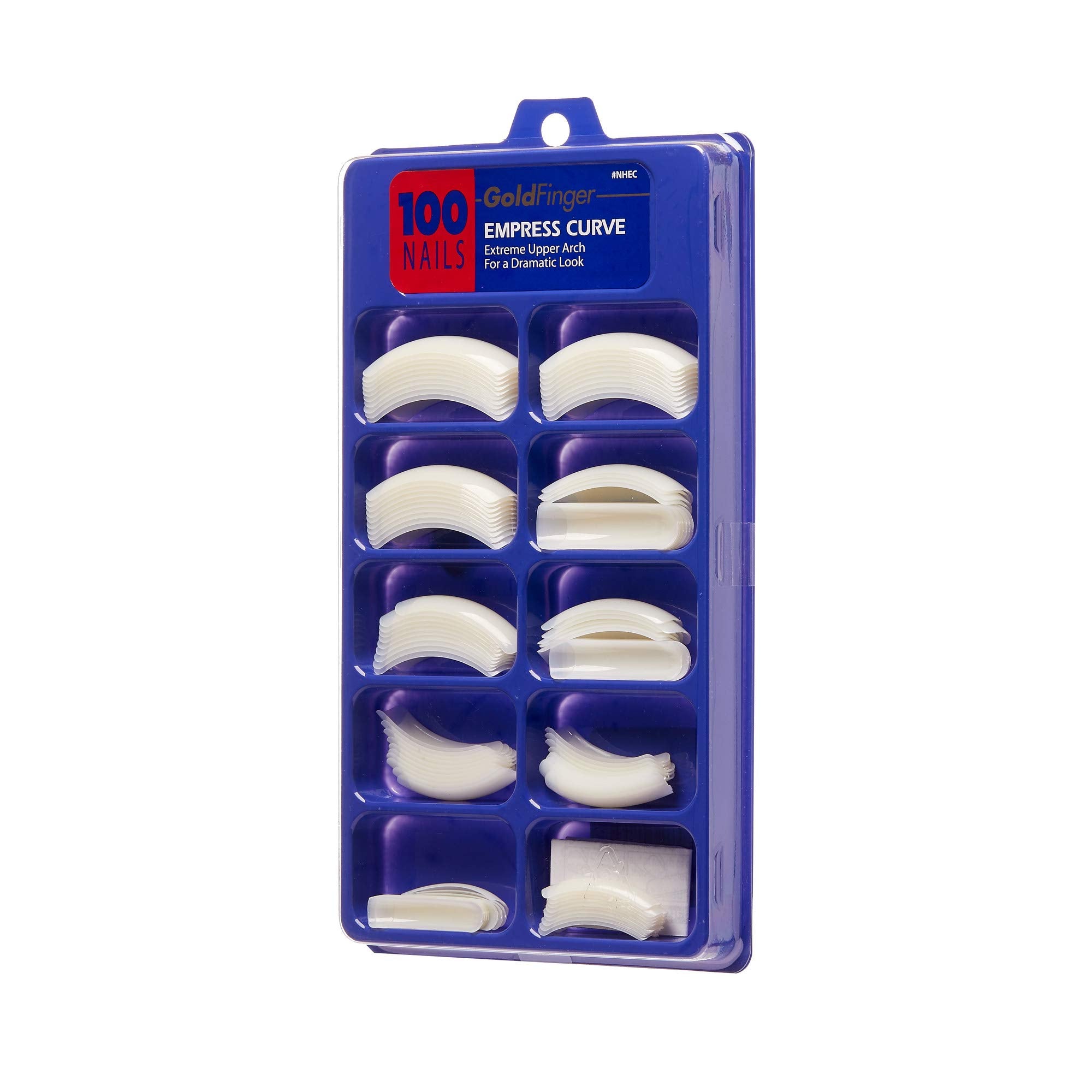 Gold Finger 100 Nails Empress Curve