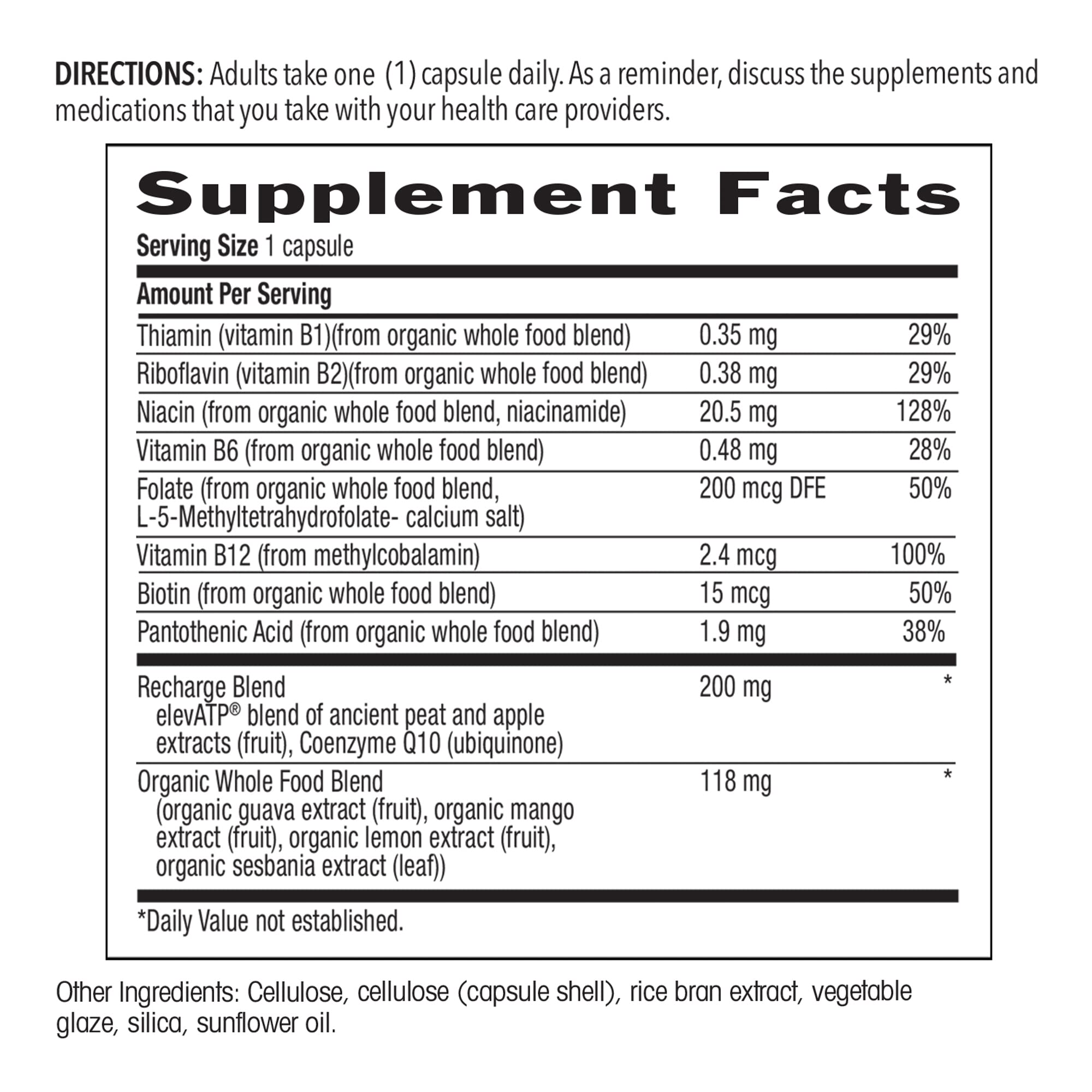 COUNTRY LIFE B Vitamin Cellular Recharge, 30 CT