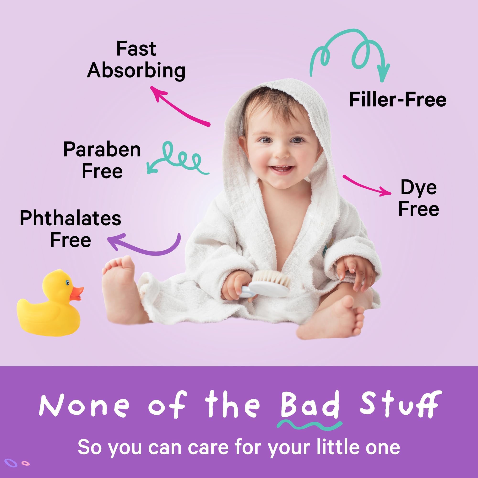 Pink Stork Baby Bath Flakes, Calming Fragrance Free Magnesium Bath Salts for Infants and Toddlers to Help Soothe Diaper Rash, Irritation, and Support Restful Sleep Without Melatonin - 16 oz