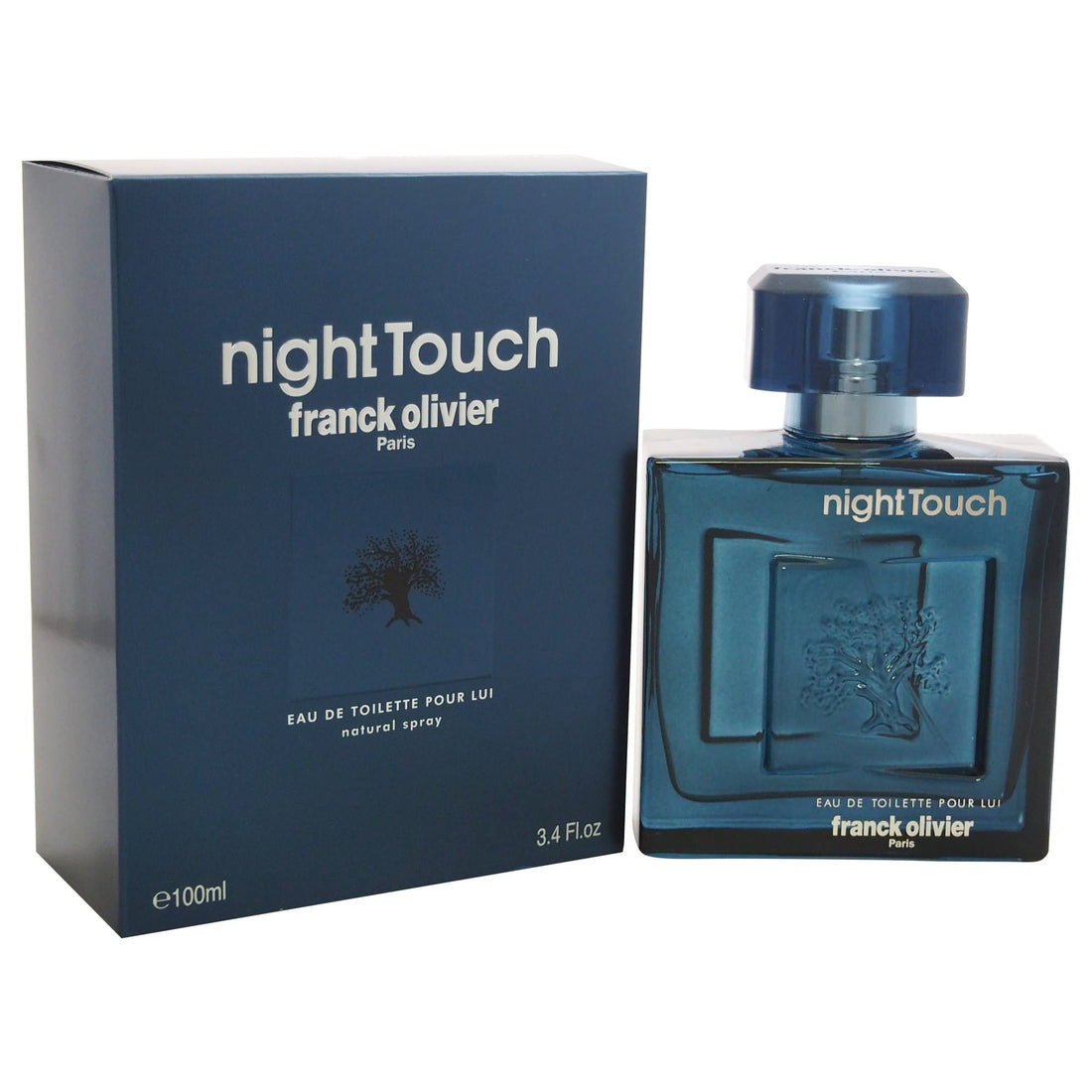 Franck Olivier Eau De Toilette Spray for Men, Night Touch, 3.4 Ounce
