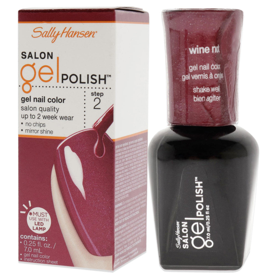 Sally Hansen Salon Pro Gel, Wine Not, 0.14 Fluid Ounce