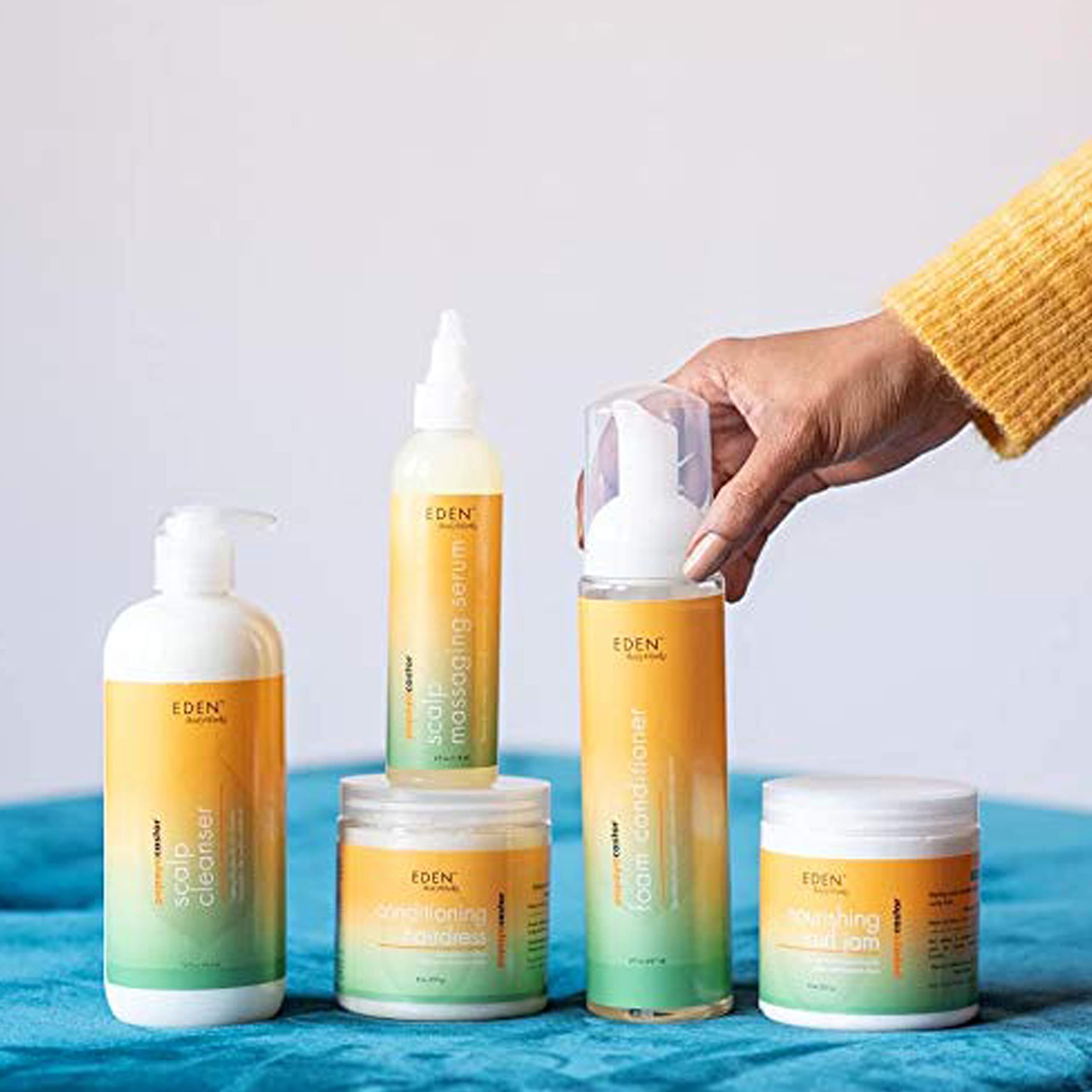 EDEN BodyWorks Papaya Castor Foam Styling Conditioner | 8 oz | Reduce Frizz, Set Styles, Nourish & Smooth Hair