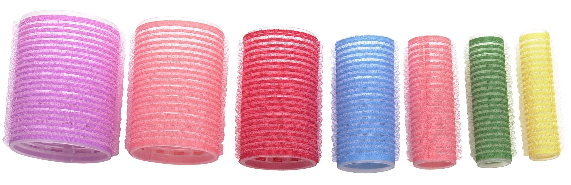 Pink, 7/8'' : DIANE Self-Grip Rollers 7/8'' Pink 6-Pack (Model:3719), Vented base allows fast drying, Self-adhering rollers, No pins or clips needed
