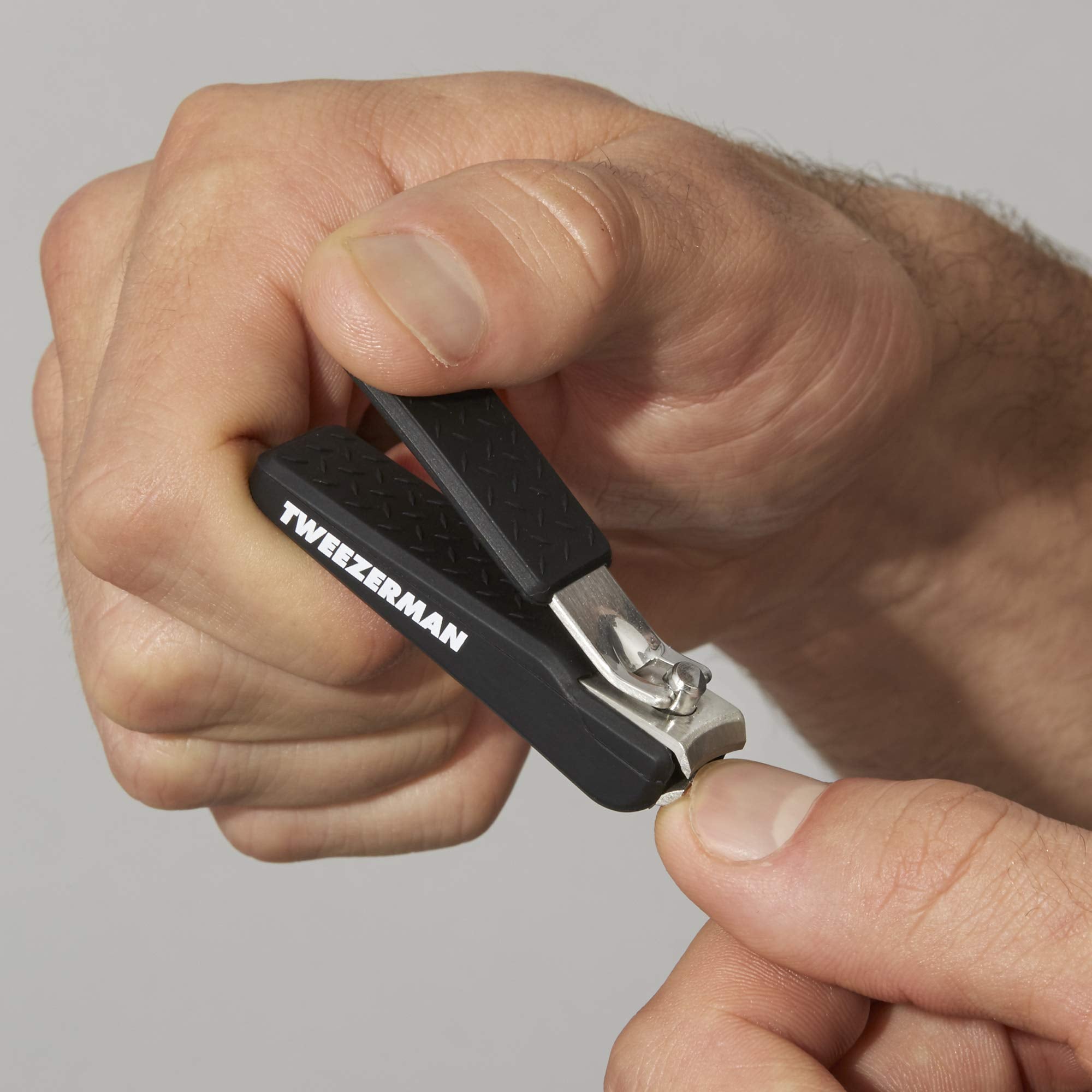 Tweezerman G.E.A.R. Precision Grip Fingernail Clipper