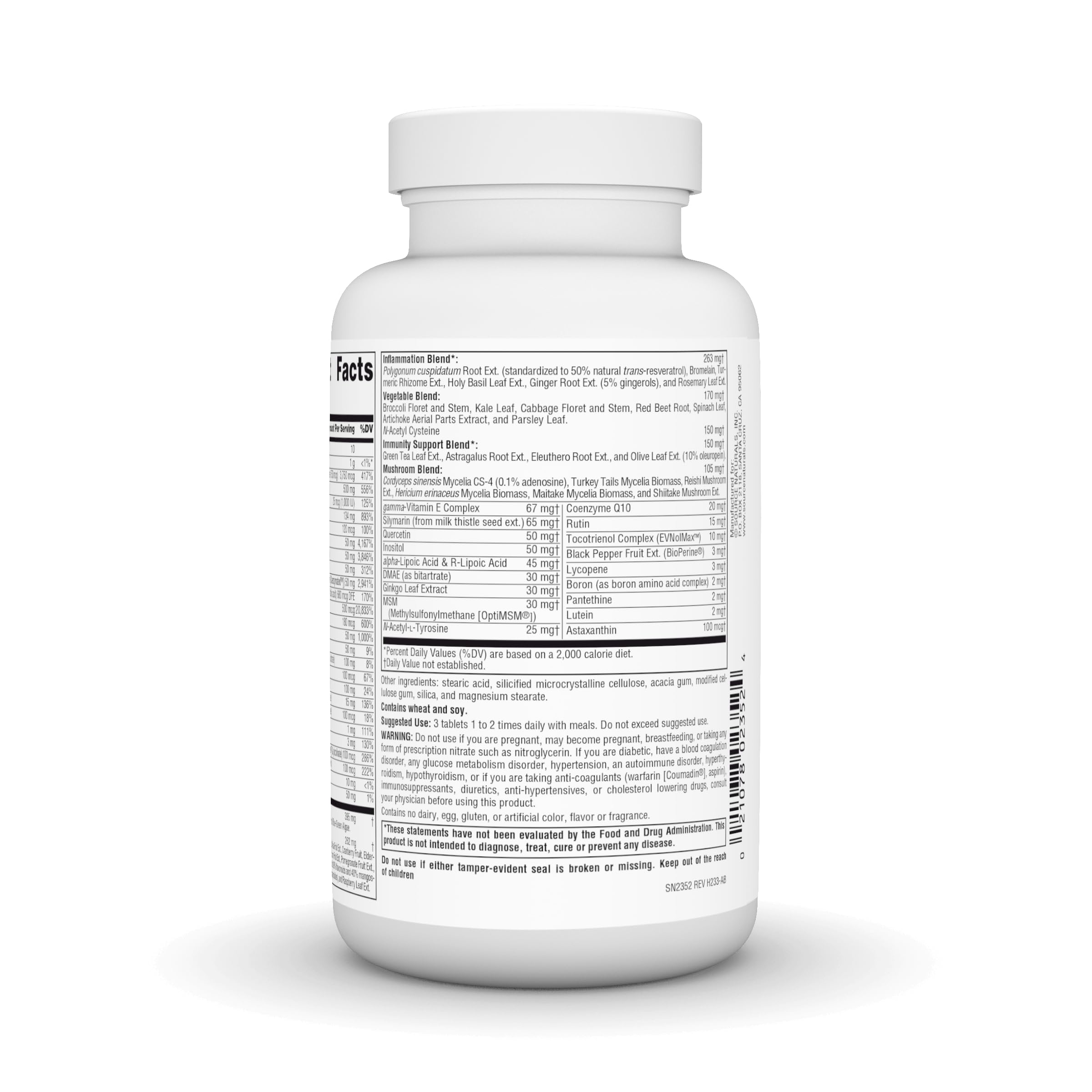 Source Naturals Life Force Green Multiple, Energy Activator with Superfoods* - 90 Tablets