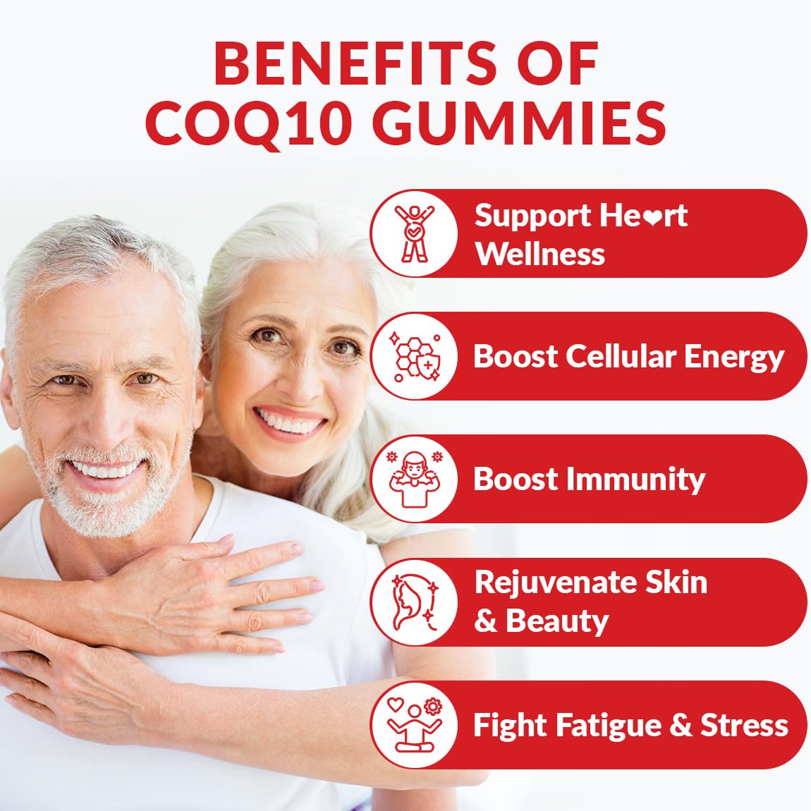 Sugar Free CoQ10 Gummies 200 MG, Coenzyme Q10 (Ubiquinone) Gummies for Adults, Co Q10 Supplement with Omega-3, Vitamin E & Magnesium - Energy, Brain and Antioxidant Support