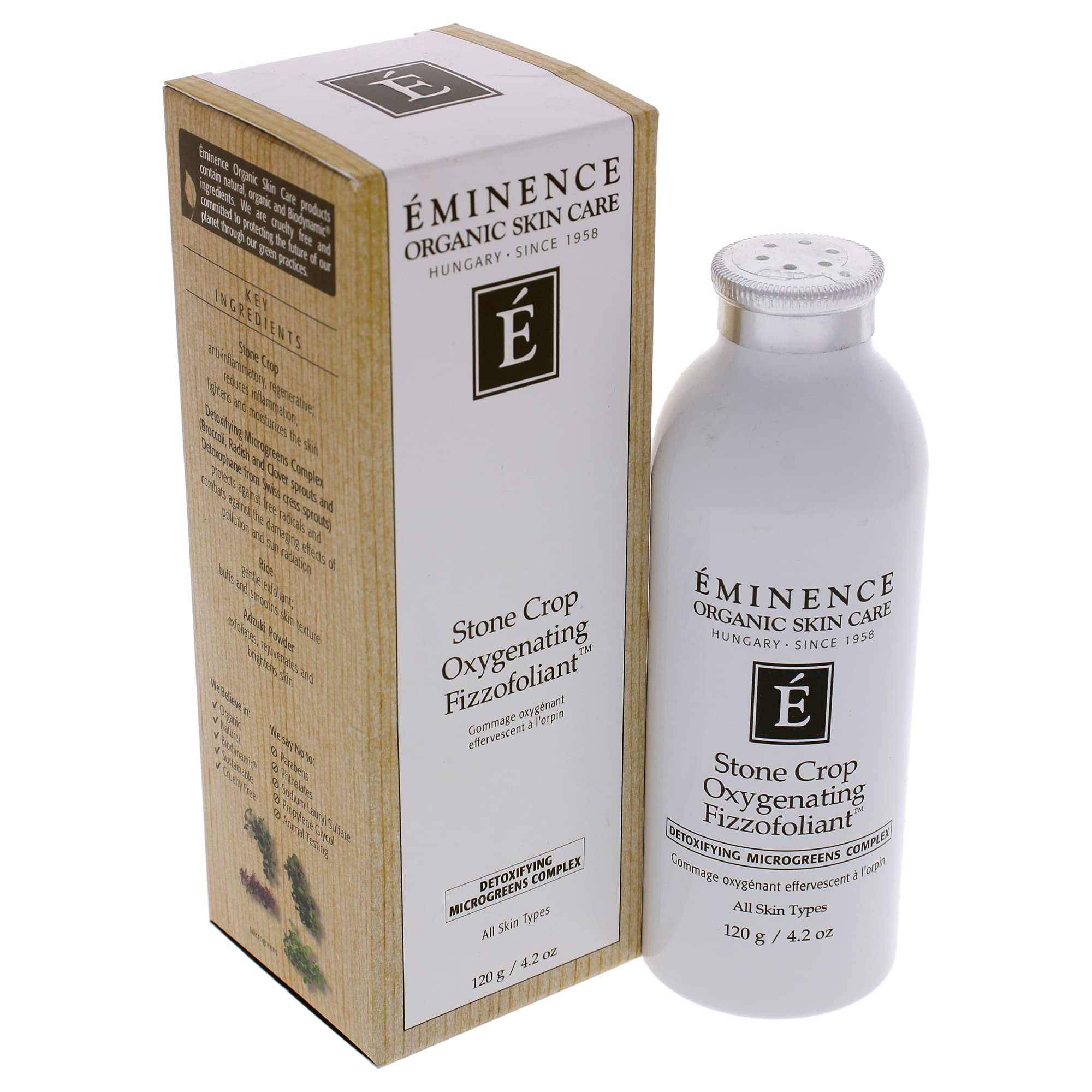 Eminence Organic Skincare Stone Crop Oxygenating Fizzofoliant, 4.2 Ounce