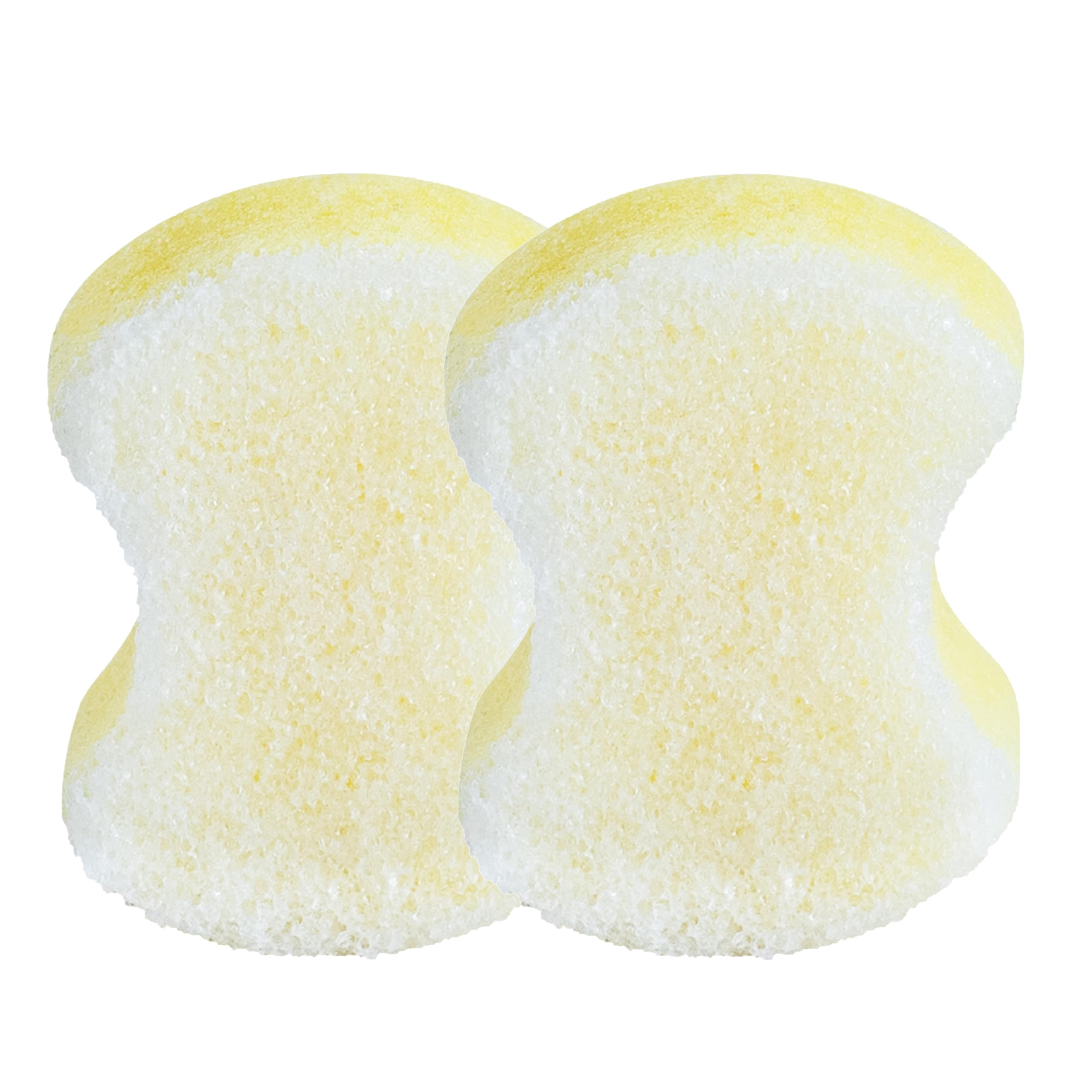 Spongables Pedi Scrub Foot Exfoliating 20+ Wash Sponge, Argan Oil, 2 Count