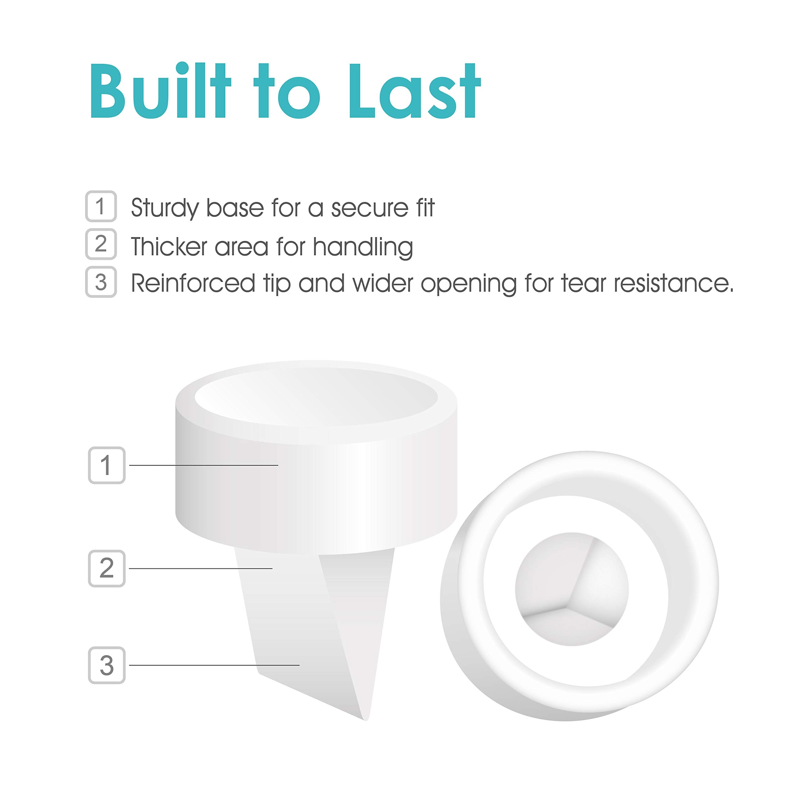 Maymom Duckbill Valves for Spectra. Designed for Spectra S1 Spectra S2 Spectra 9 Plus Spectra Dew 350 Not Original Spectra Pump Parts Spectra S2 Accessories Replace Spectra Valve, 4ct (Blue, 4ct)