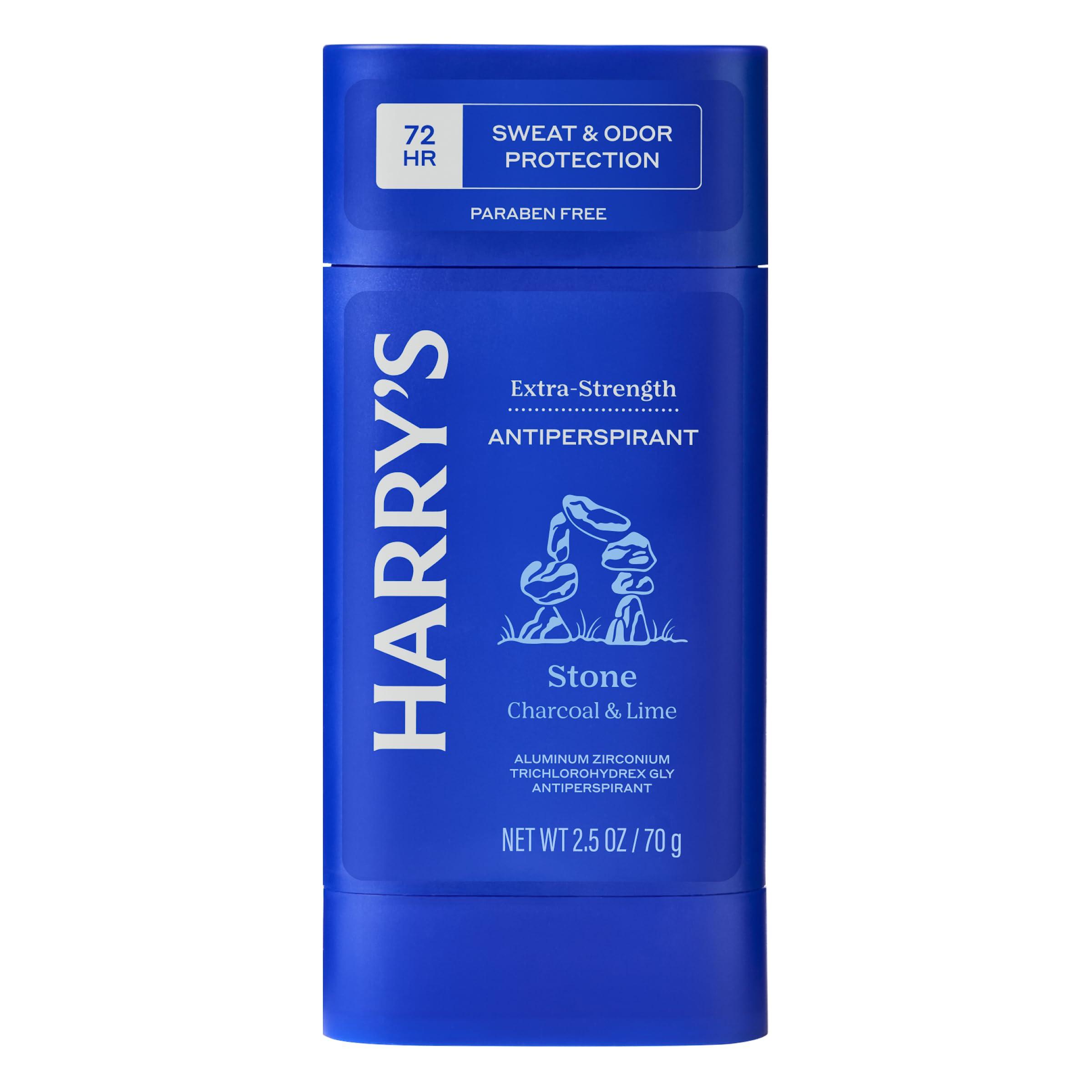 Harry's Extra-Strength Antiperspirant Deodorant, Sweat & Odor Control Antiperspirant for Men, Stone, 2.5 oz Pack of 3