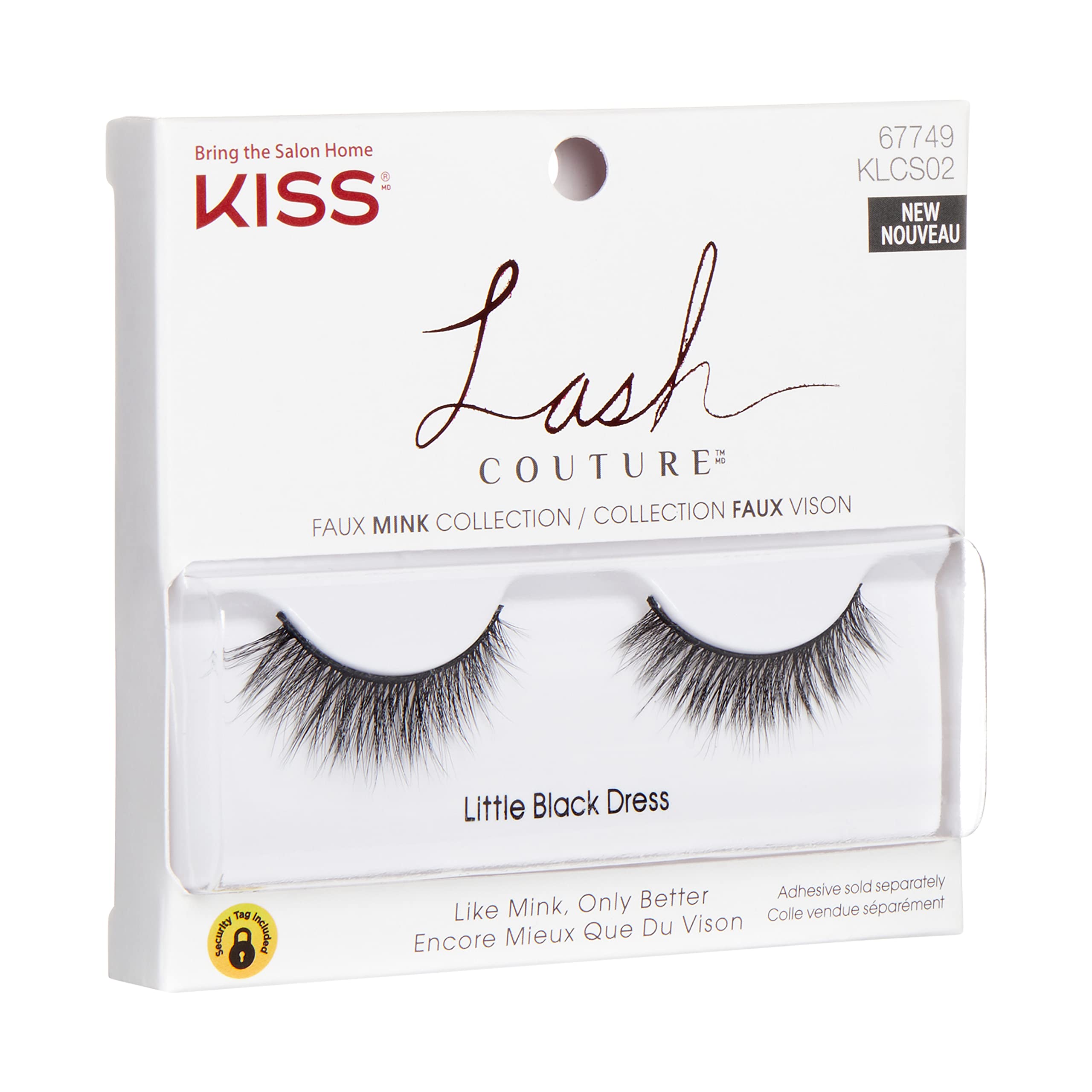 Kiss Lash Couture Faux Mink Little Black Dress