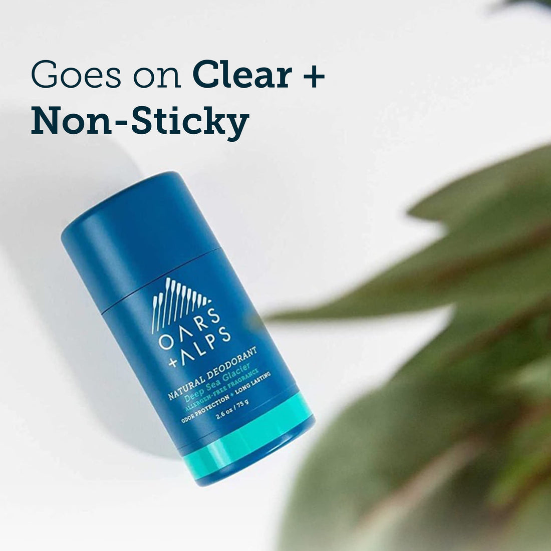 Oars + Alps Natural Deodorant , Allergen-Free Fragrance, Aluminum-Free, Alcohol-Free, Fights Odor. 2.6 oz, Deep Sea Glacier Scent