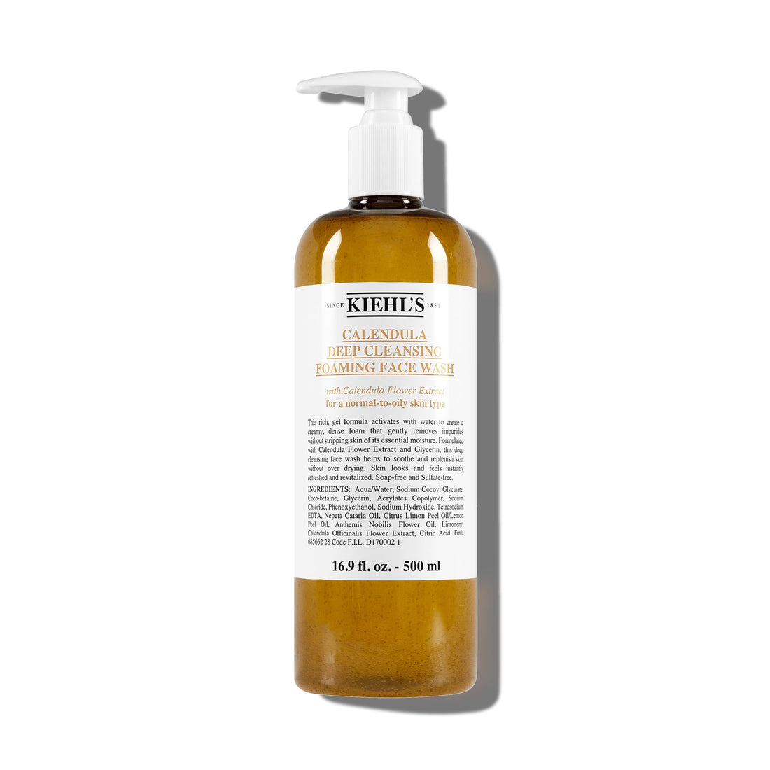 Kiehl'S Calendula Deep Cleansing Foaming Face Wash 500ml