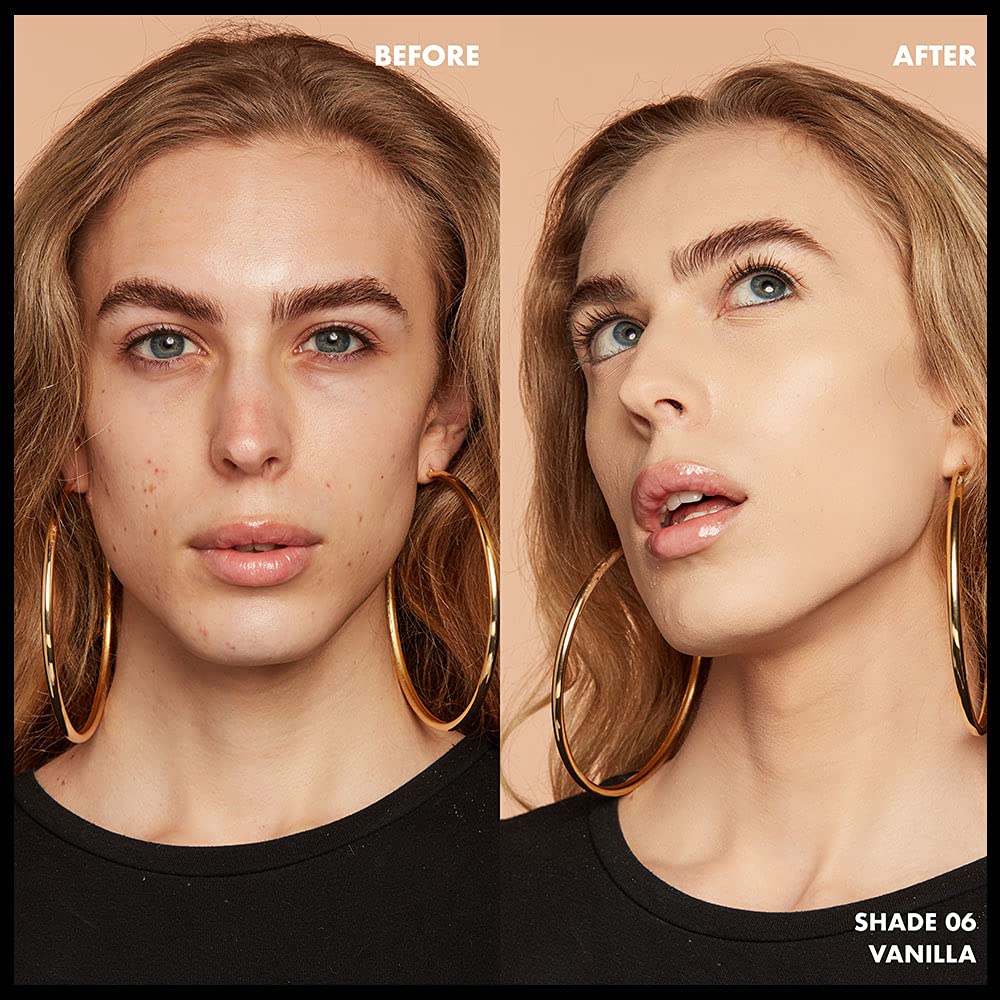 Nyx Professional Makeup Can't Stop Won't Stop Full Coverage Cream Foundation Emanel Finish, Vanilla, 1 Fluid Ounce