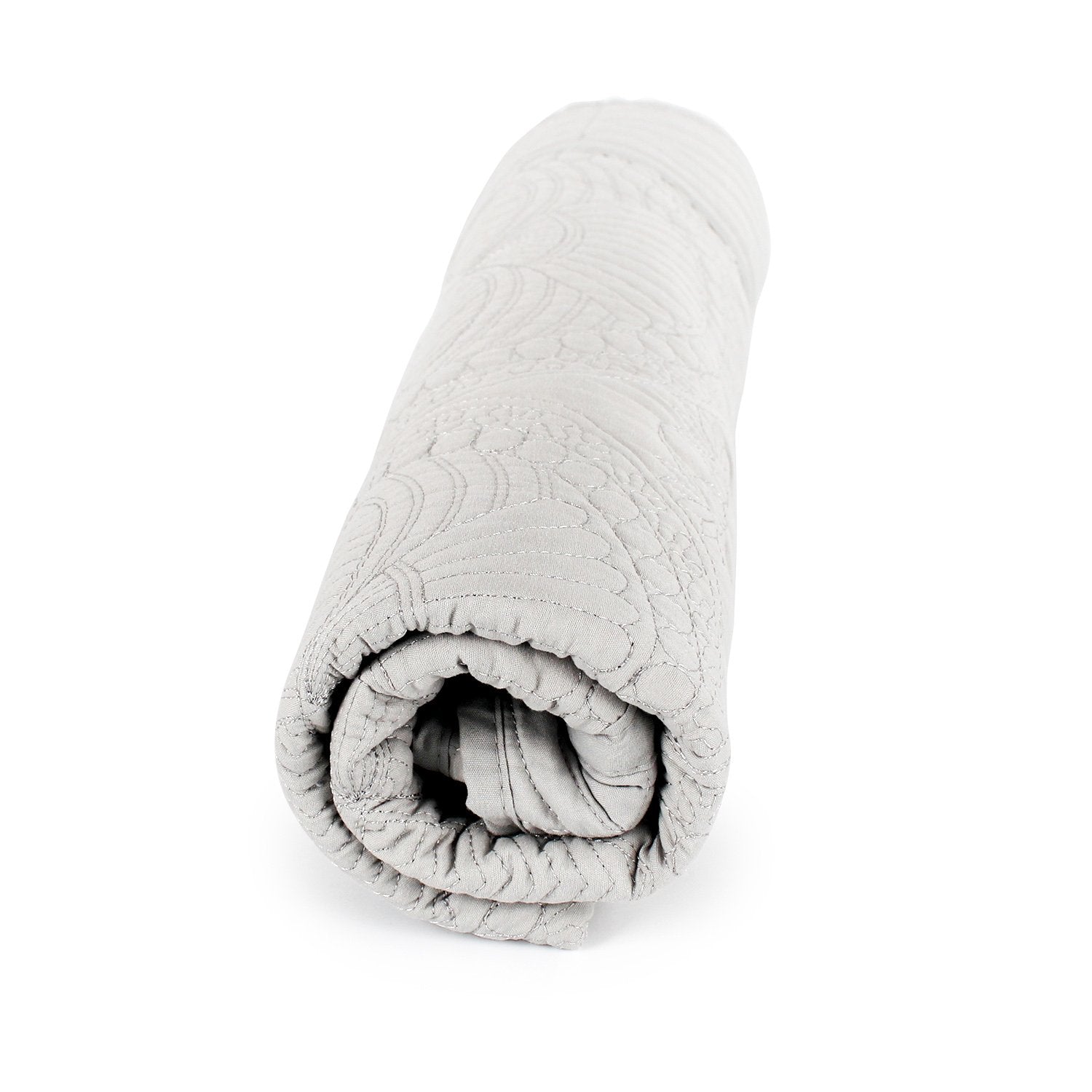 YIQIGO Toddlers and Baby Quilt Lightweight Blanket Embossed Cotton Quilt Four Seasons Scalloped 36 x 46 Newborn Baby Boy/Girl Gift (Gray)