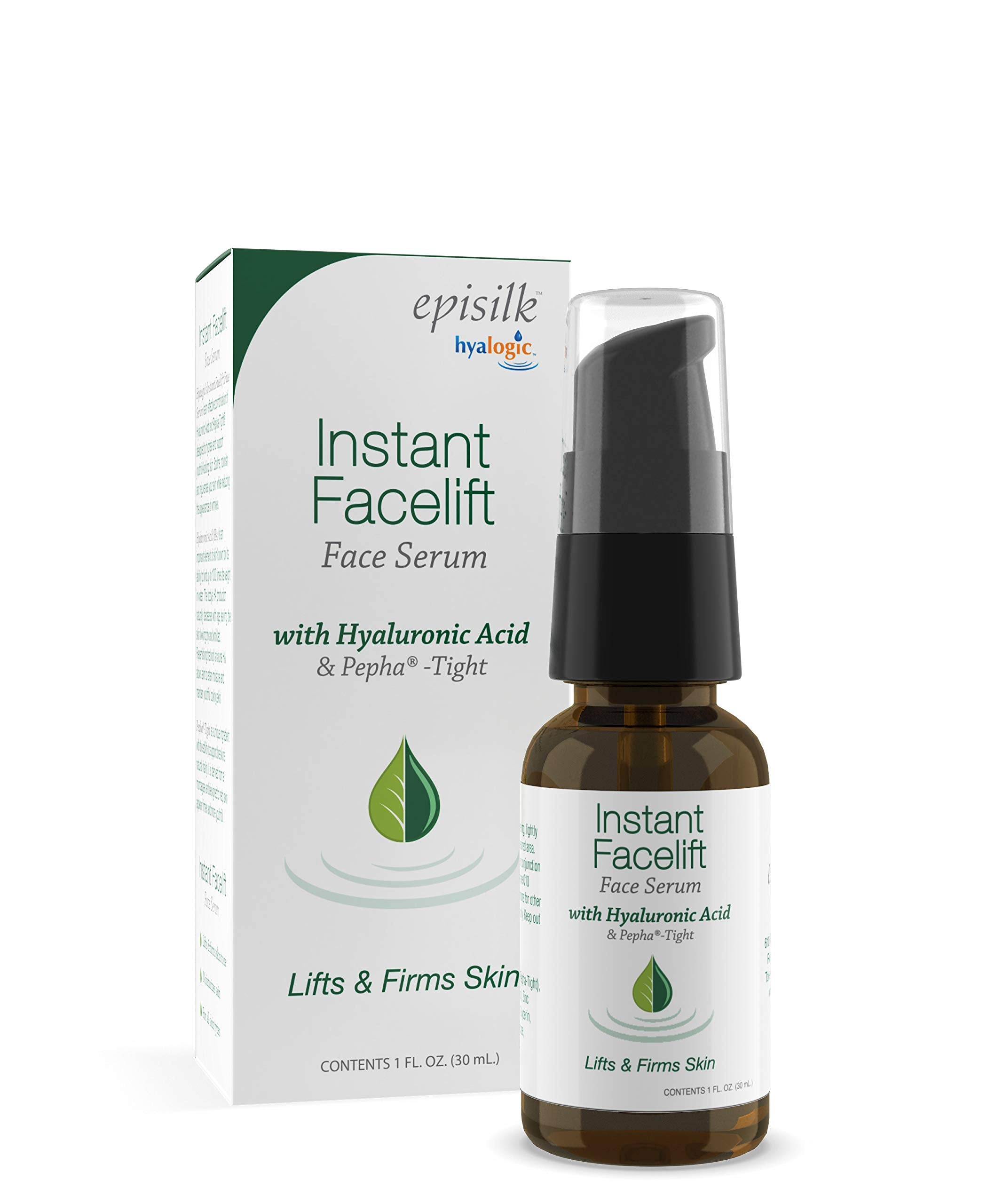 Hyalogic - Episilk Instant Facelift Face Serum with Hyaluronic Acid & Pepha-Tight - 1 oz
