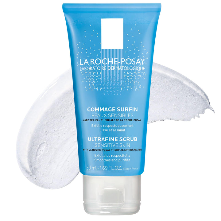La Roche-Posay Ultra-Fine Scrub Exfoliating Facial Cleanser, Suitable for Sensitive Skin, 1.69 Fl. Oz.