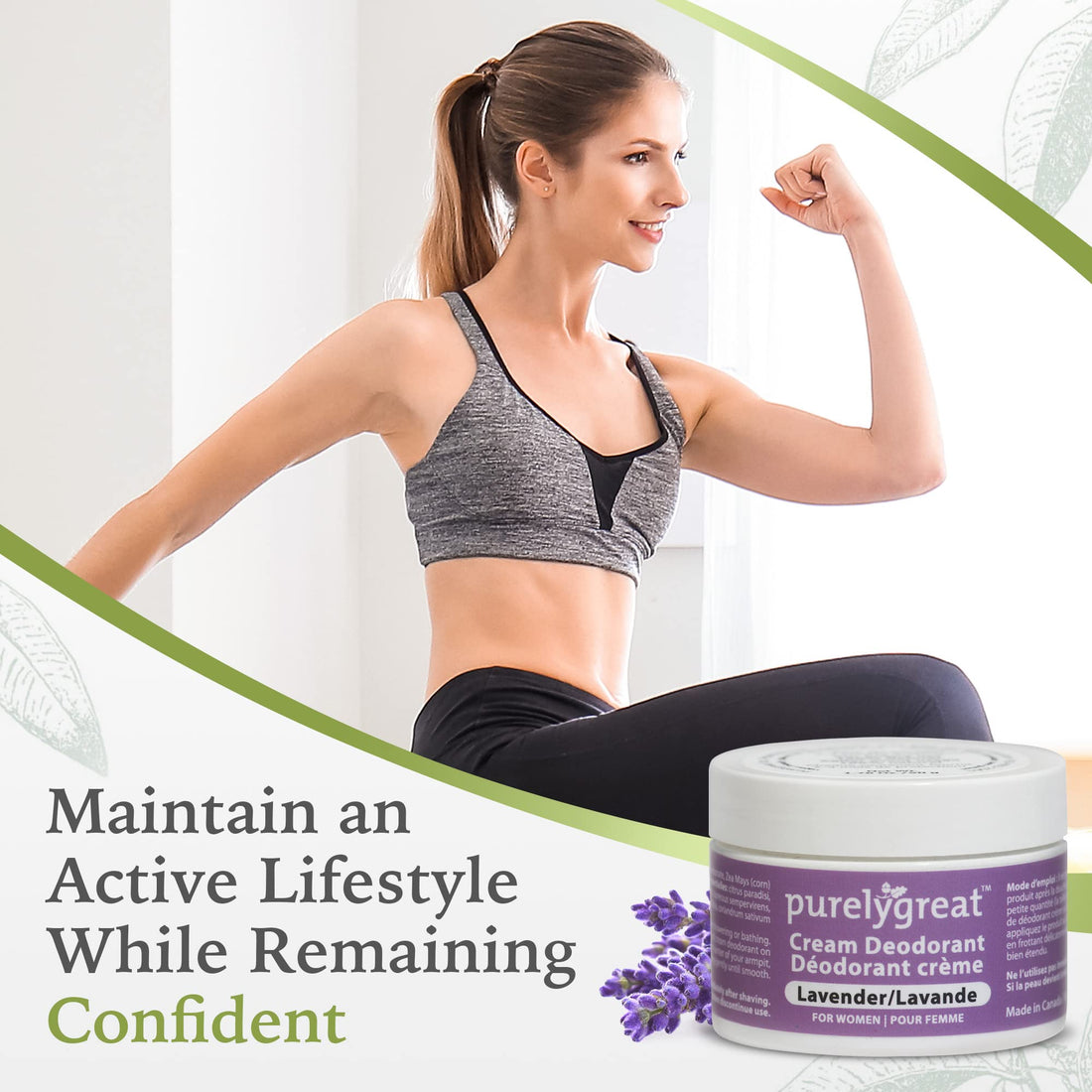 Natural Deodorant for Women Lavender