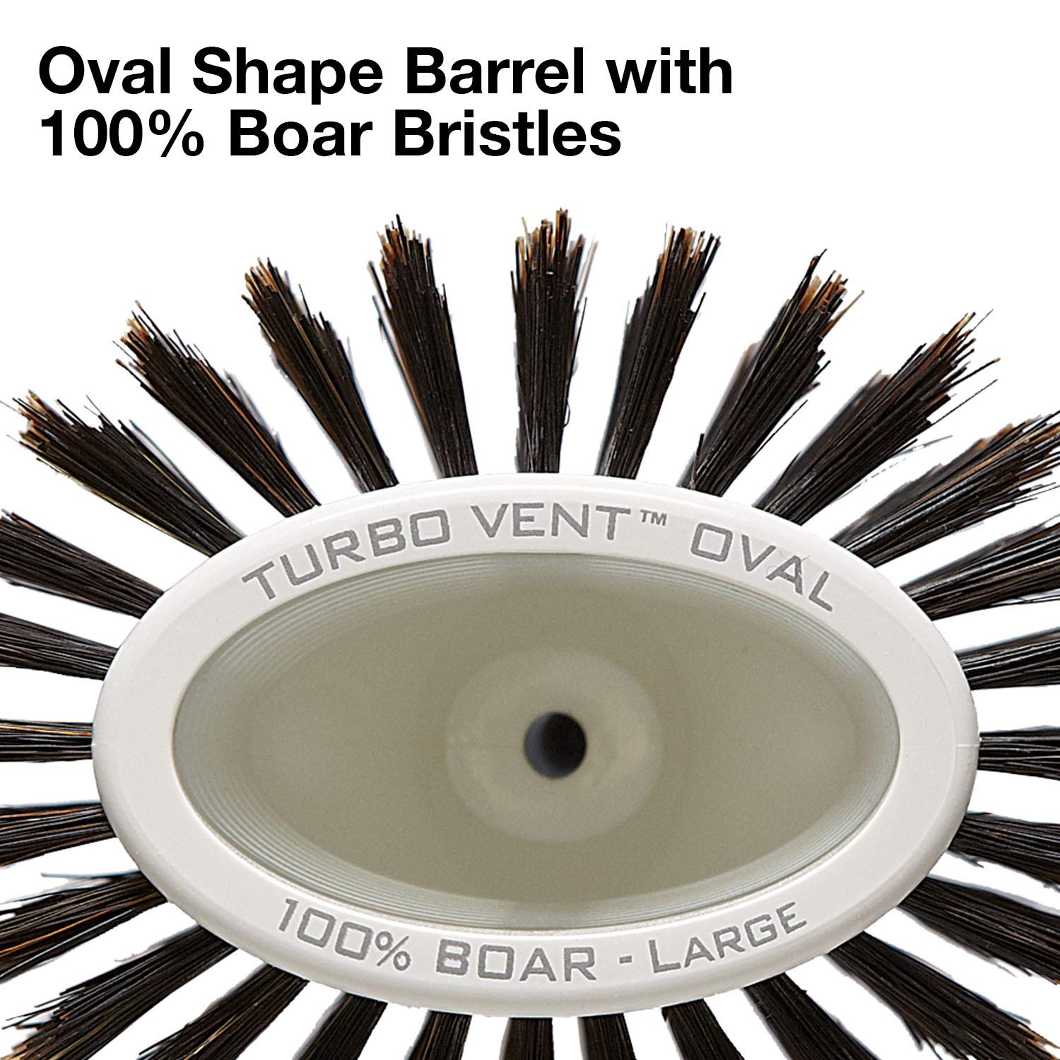 Olivia Garden Ceramic and Ion Turbo Vent Boar Brush, Oval