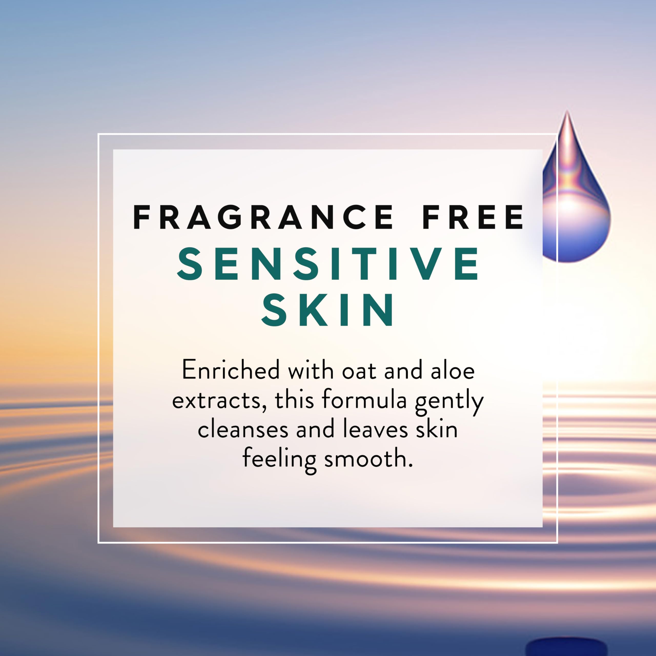 JASON Sensitive Skin Fragrance Free Body Wash, For a Gentle Feeling Clean, 30 Fluid Ounces