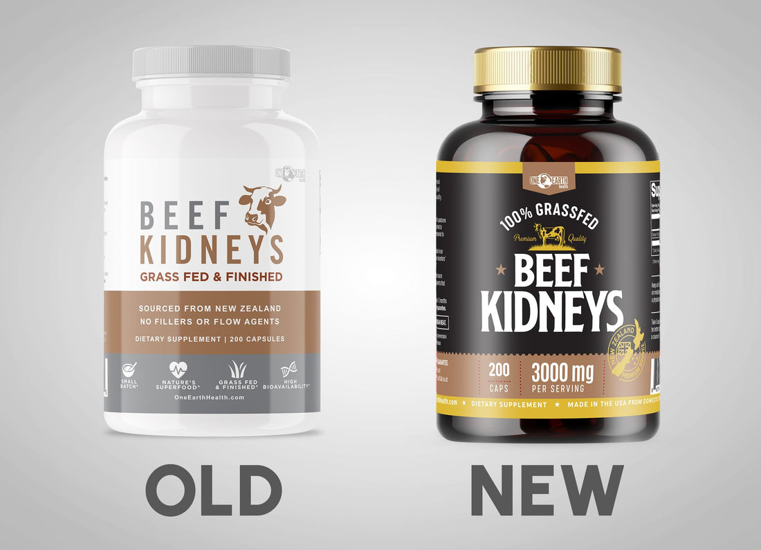 Grass Fed Beef Kidney Supplement - (200 Count) New Zealand Sourced for Kidney Support and DAO Health